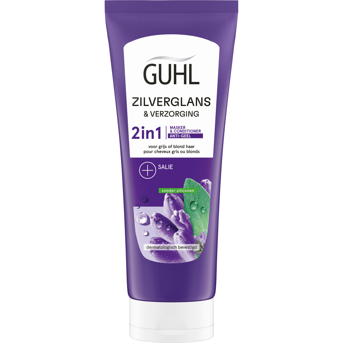 Guhl Zilverglans & Verzorging Anti-Geel Masker 200 ML