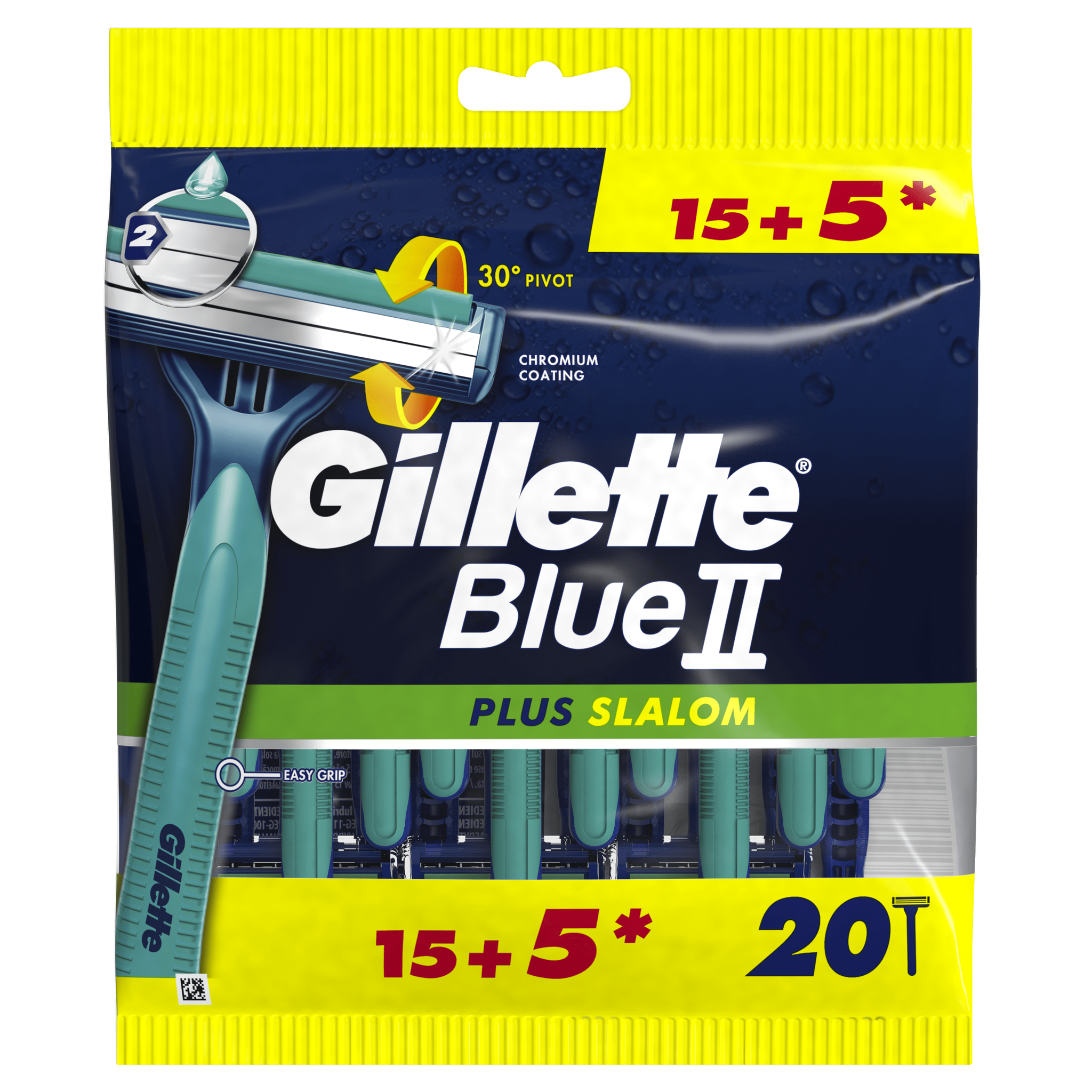Gillette Blue2 Plus Slalom Wegwerpmesjes 20 stuks
