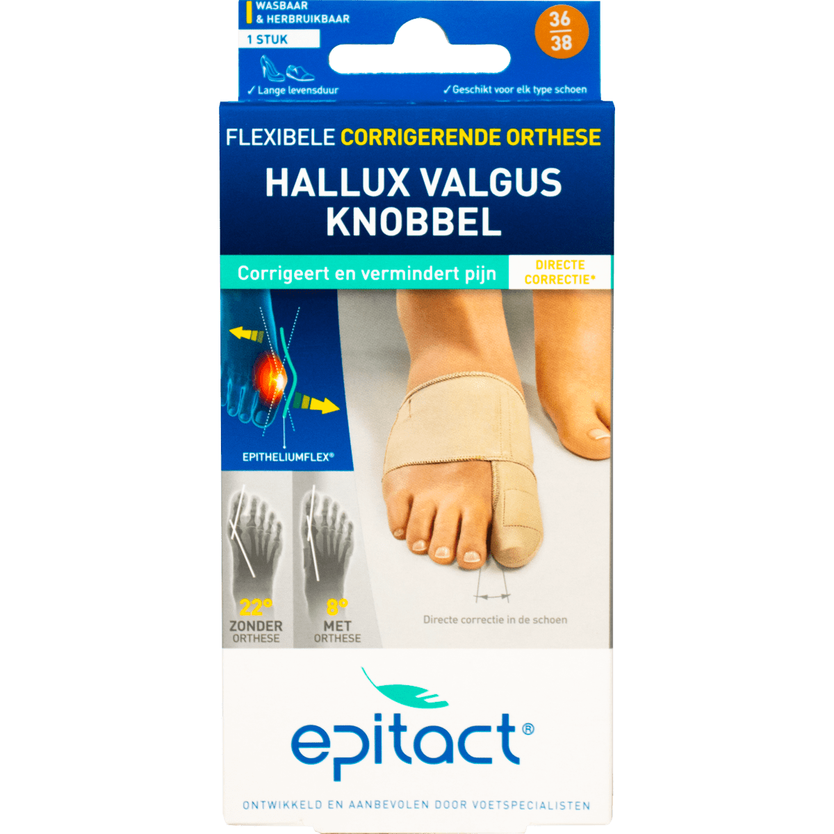 Epitact Hallux Valgus Corrigerende Orthese 36-38