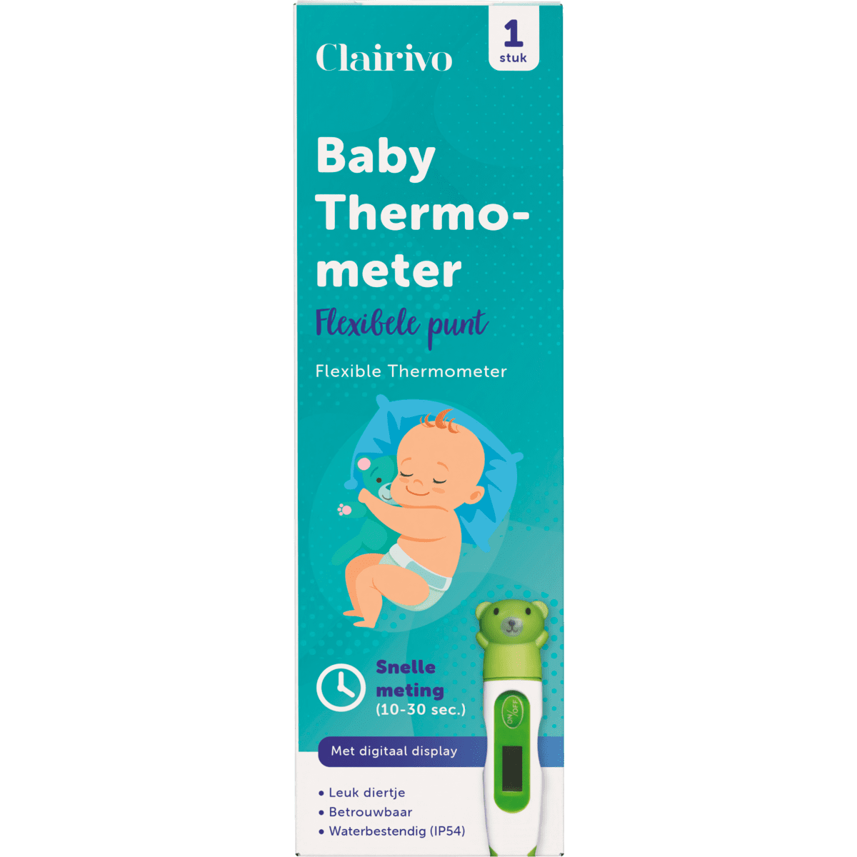 Clairivo Thermometer Baby Flexibele Punt