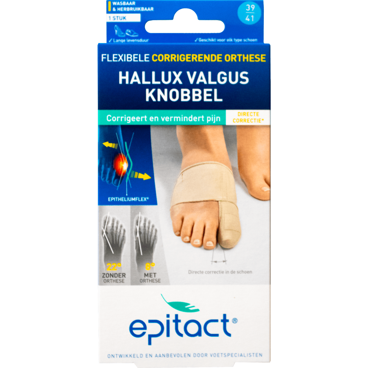 Epitact Hallux Valgus Corrigerende Orthese 39-41