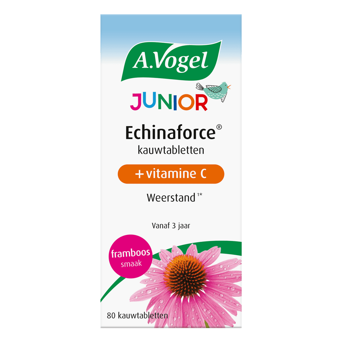 A.Vogel Echinaforce Junior met Vitamine C Weerstand1* Kauwtabletten 80 stuks