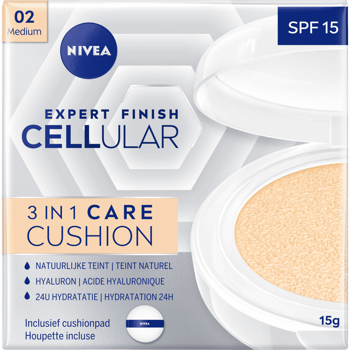 Dij Simuleren verdiepen NIVEA Cellular Cushion Medium 15 ML 15 ML | Etos