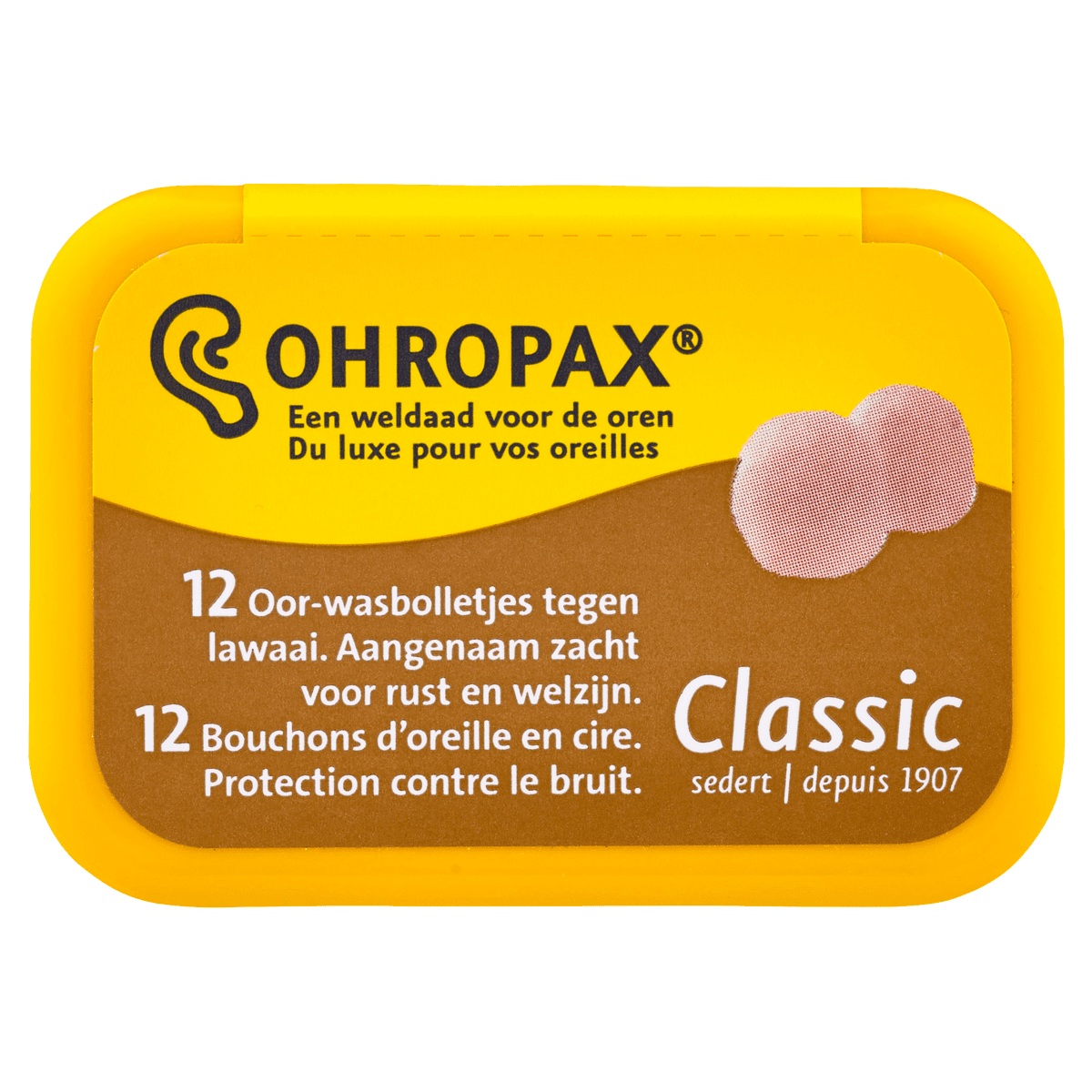 Ohropax Classic Oor-Wasbolletjes Tegen Geluid