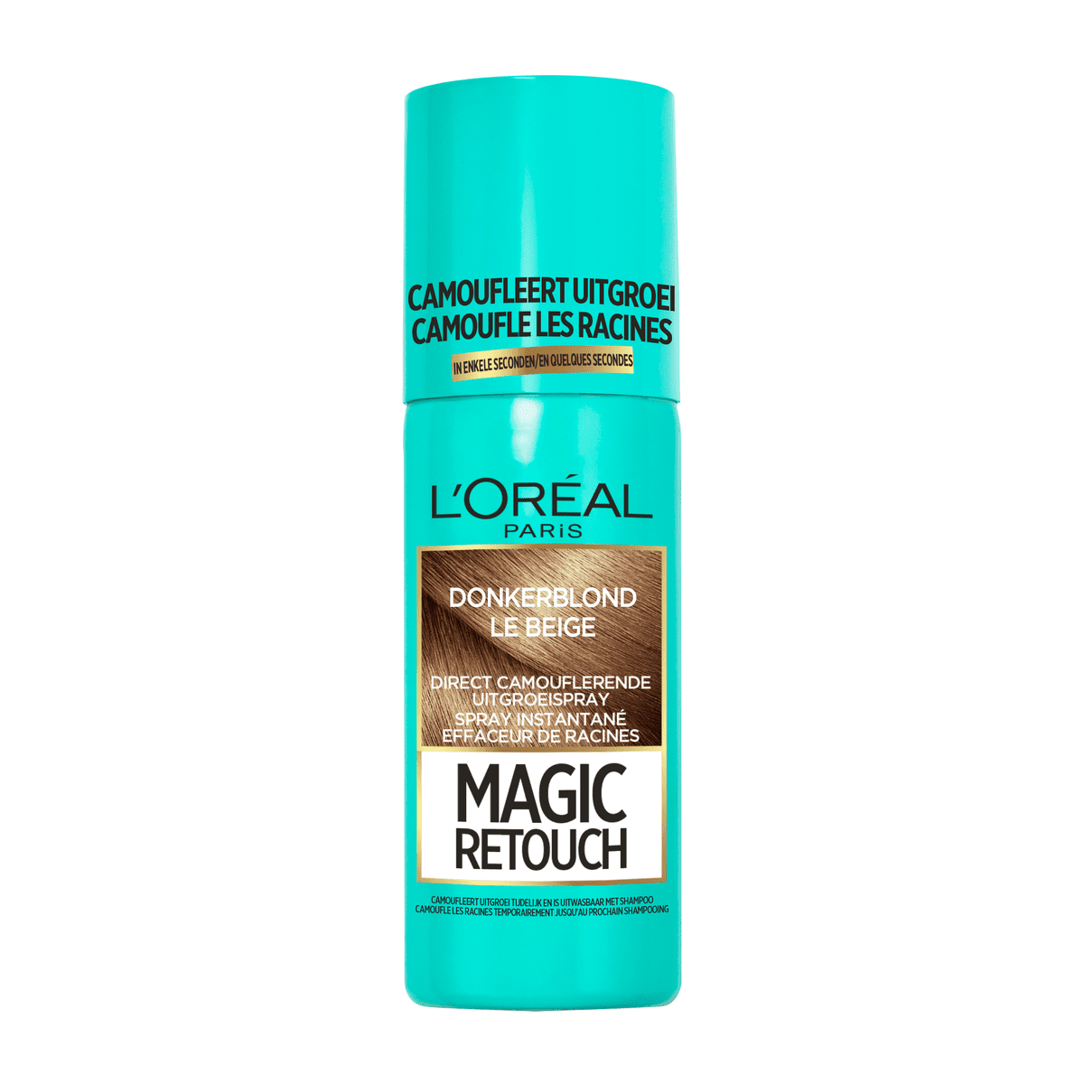 L'Oréal Paris Magic Retouch Camouflerende Uitgroeispray 4 Donkerblond 75 ML