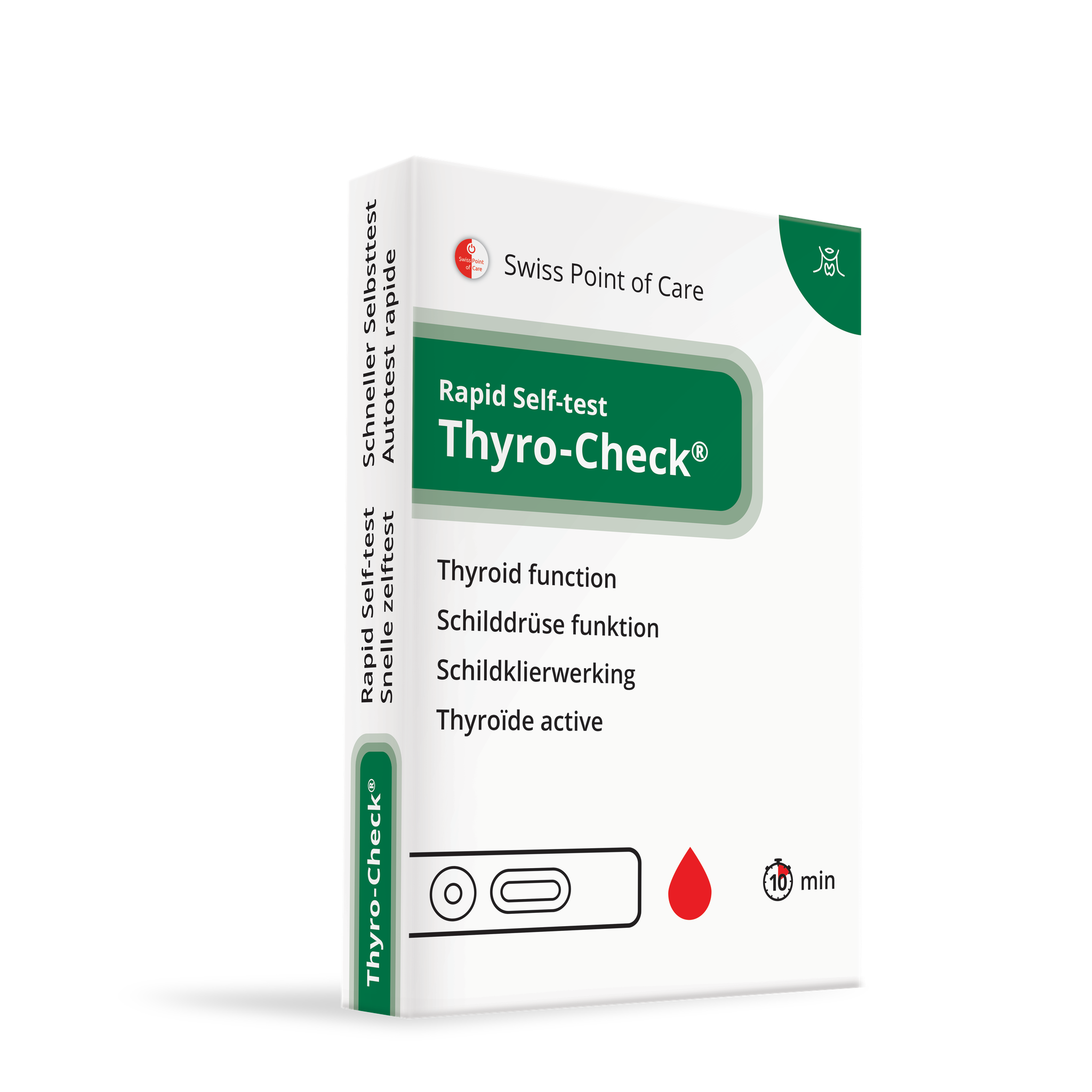 Swiss Point of Care snelle zelftest thyro-check