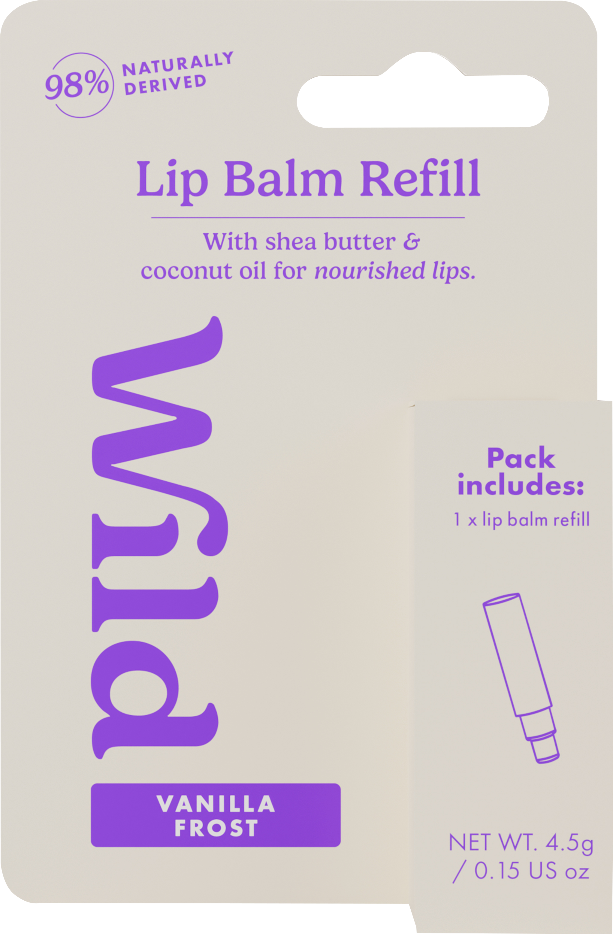 Wild Lip Balm Vanilla Frost Refill