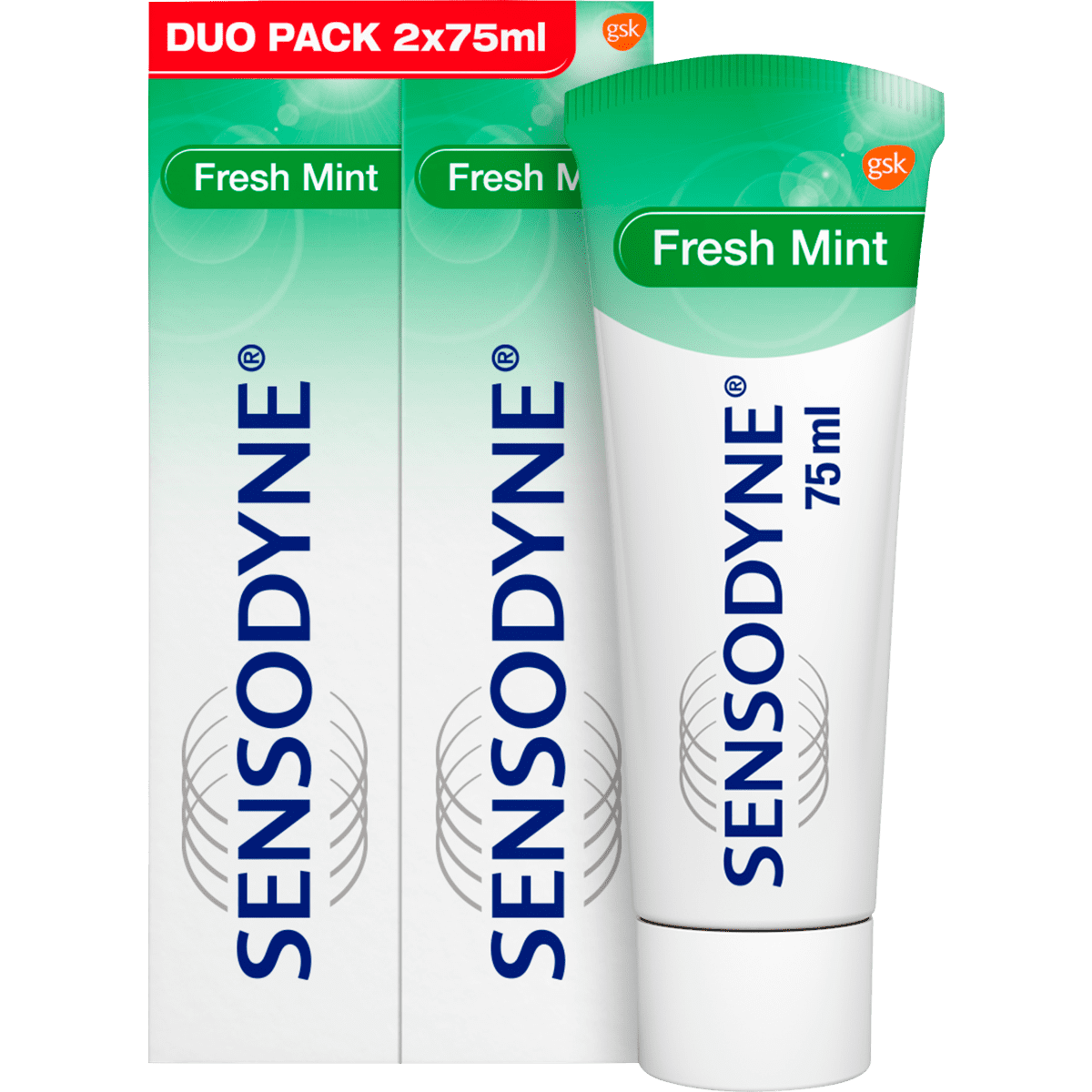 Sensodyne Fresh Mint Tandpasta Duo Pack 2 EA Etos