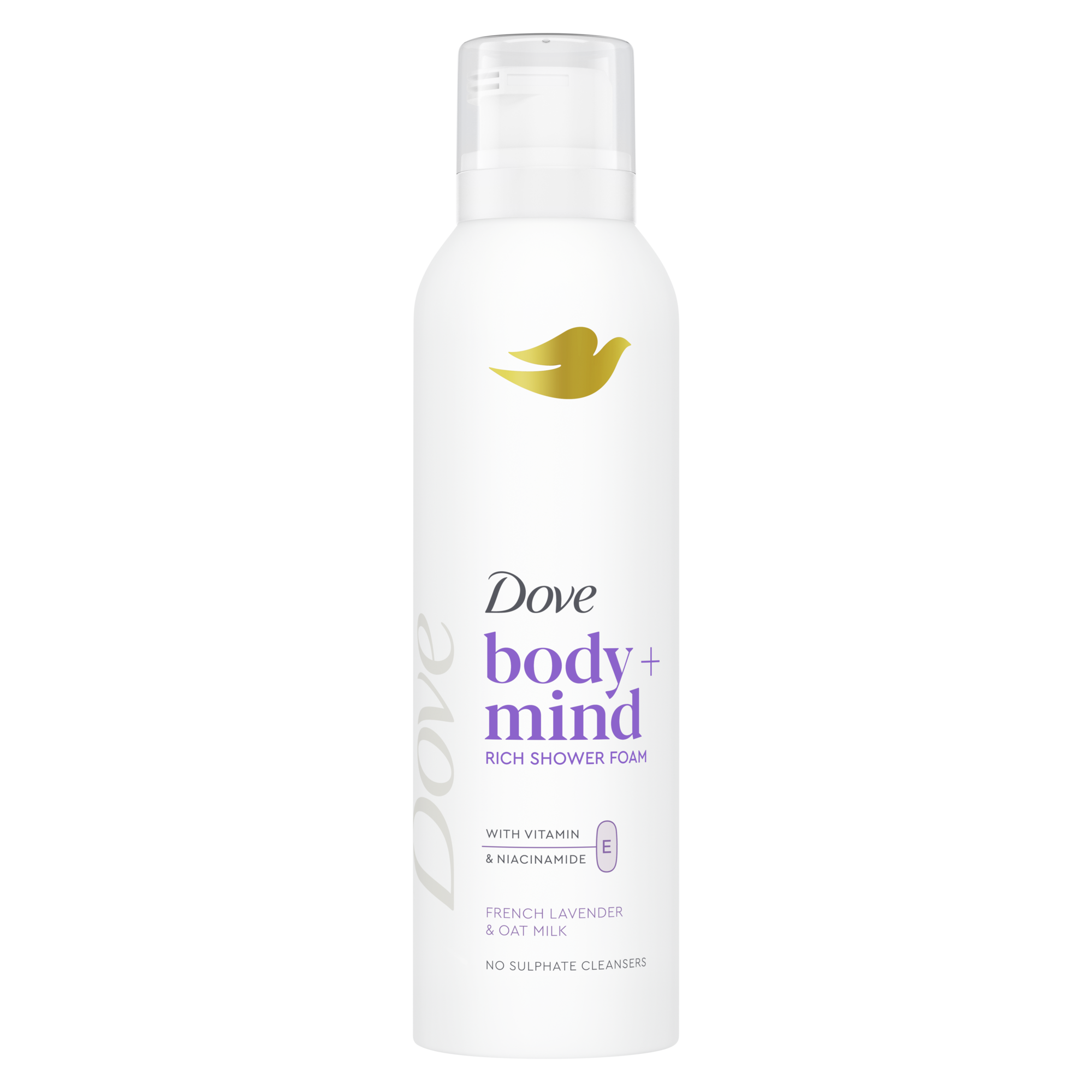 Dove Body+Mind French Lavender & Oat Milk Rich Shower Foam 200 ML