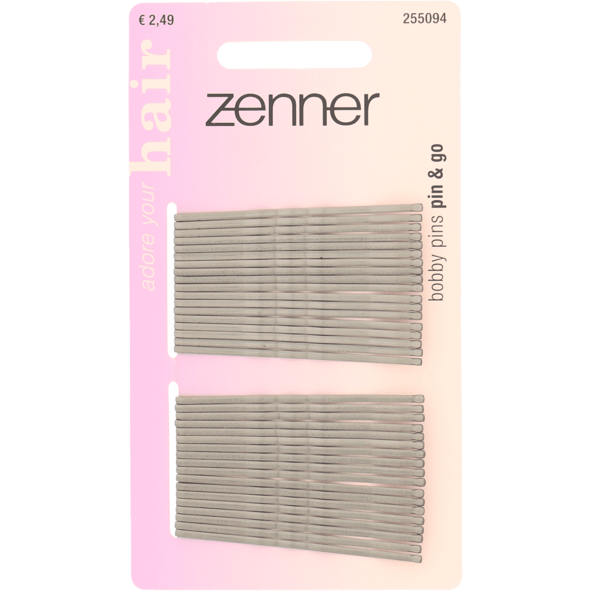 Zenner Haarschuifje Grijs 5 CM 36x