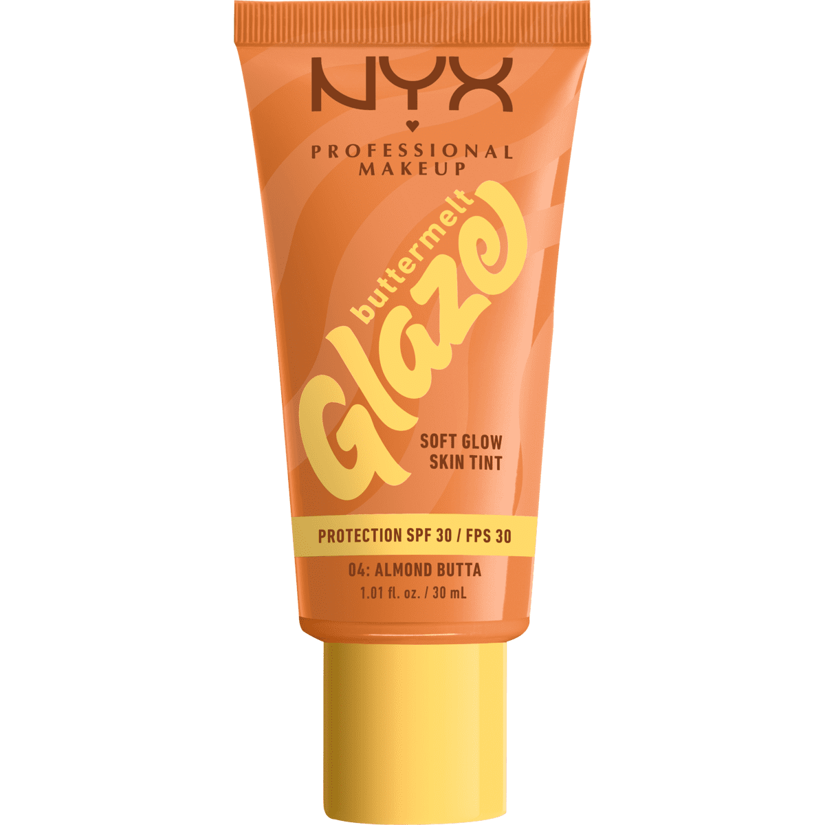 NYX Professional Makeup Buttermelt Glaze Skin Tint SPF30 4 Almond Butta