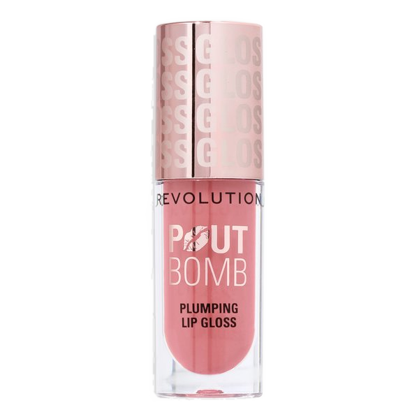 Revolution Pout Bomb Plumping Gloss Kiss Nude