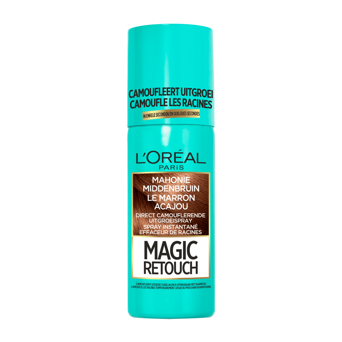 L'Oréal Paris Magic Retouch Camouflerende Uitgroeispray 6 Middenbruin 75 ML