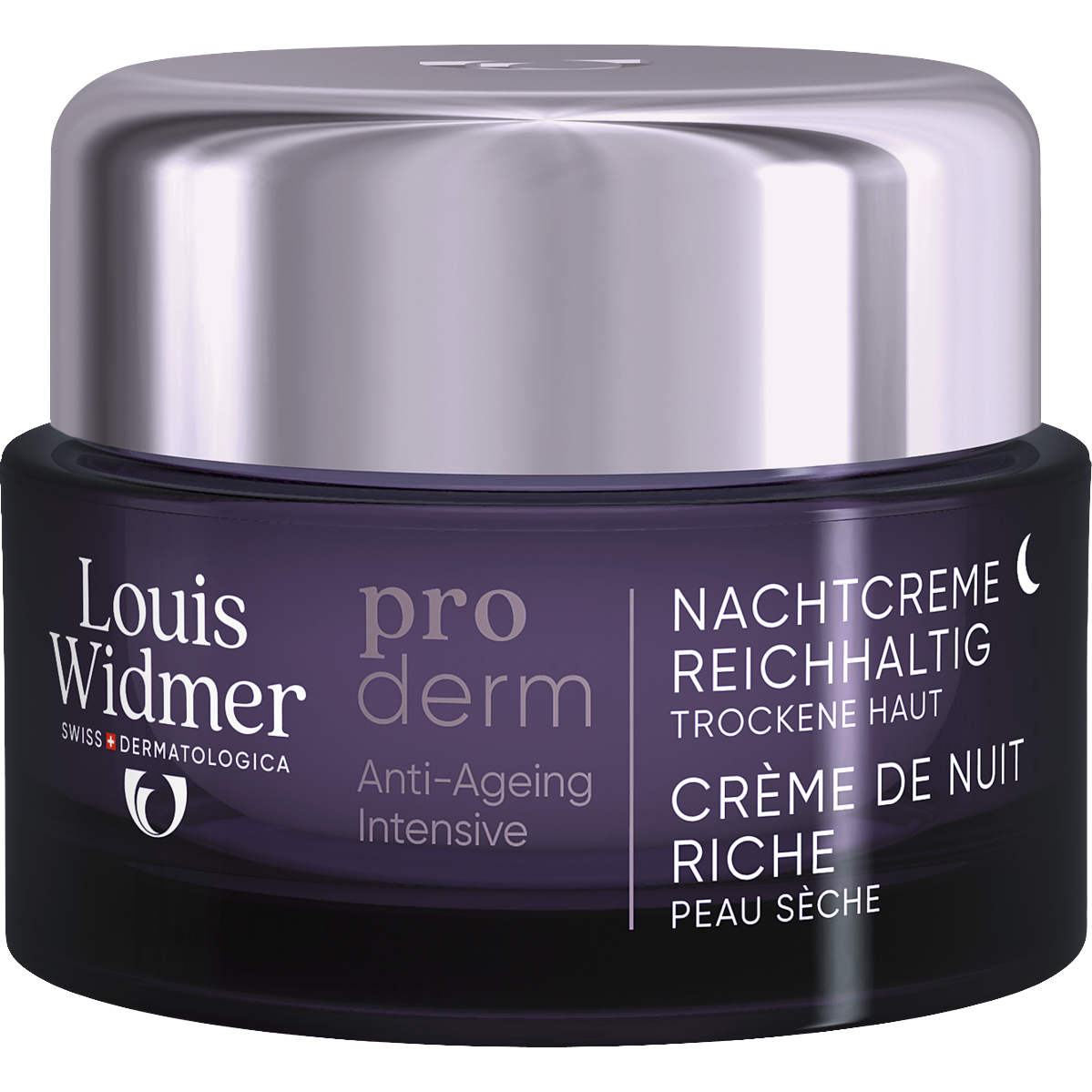 Louis Widmer Proderm Nachtcrème Rijke Textuur Zonder Parfum 50 ML