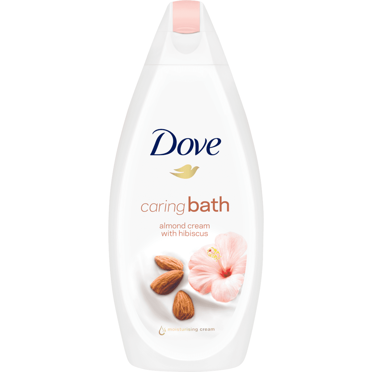 Dove Caring Bath Amandelmelk & Hibiscus Badcrème 450 ML