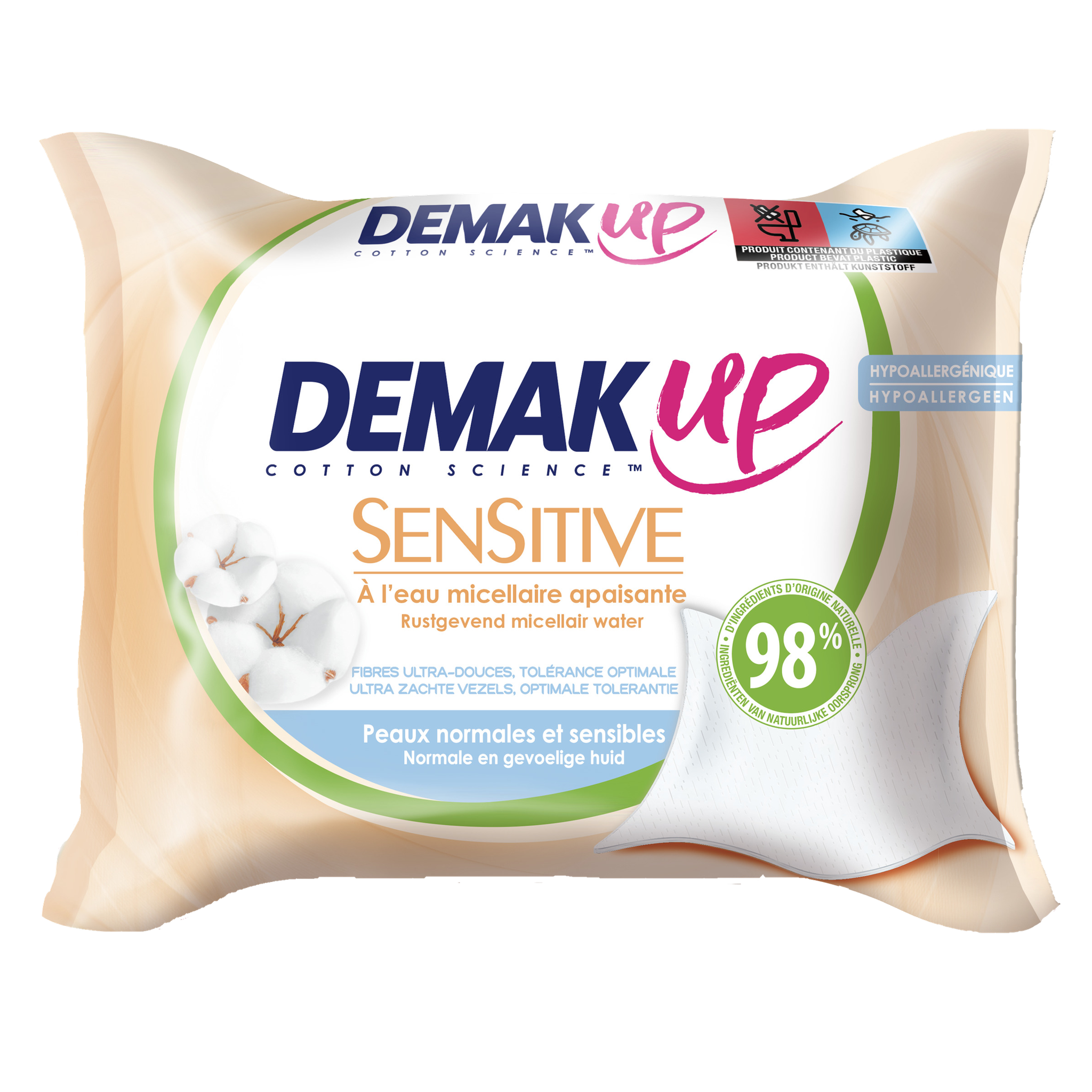 Demak'Up Sensitive Reinigingsdoekjes