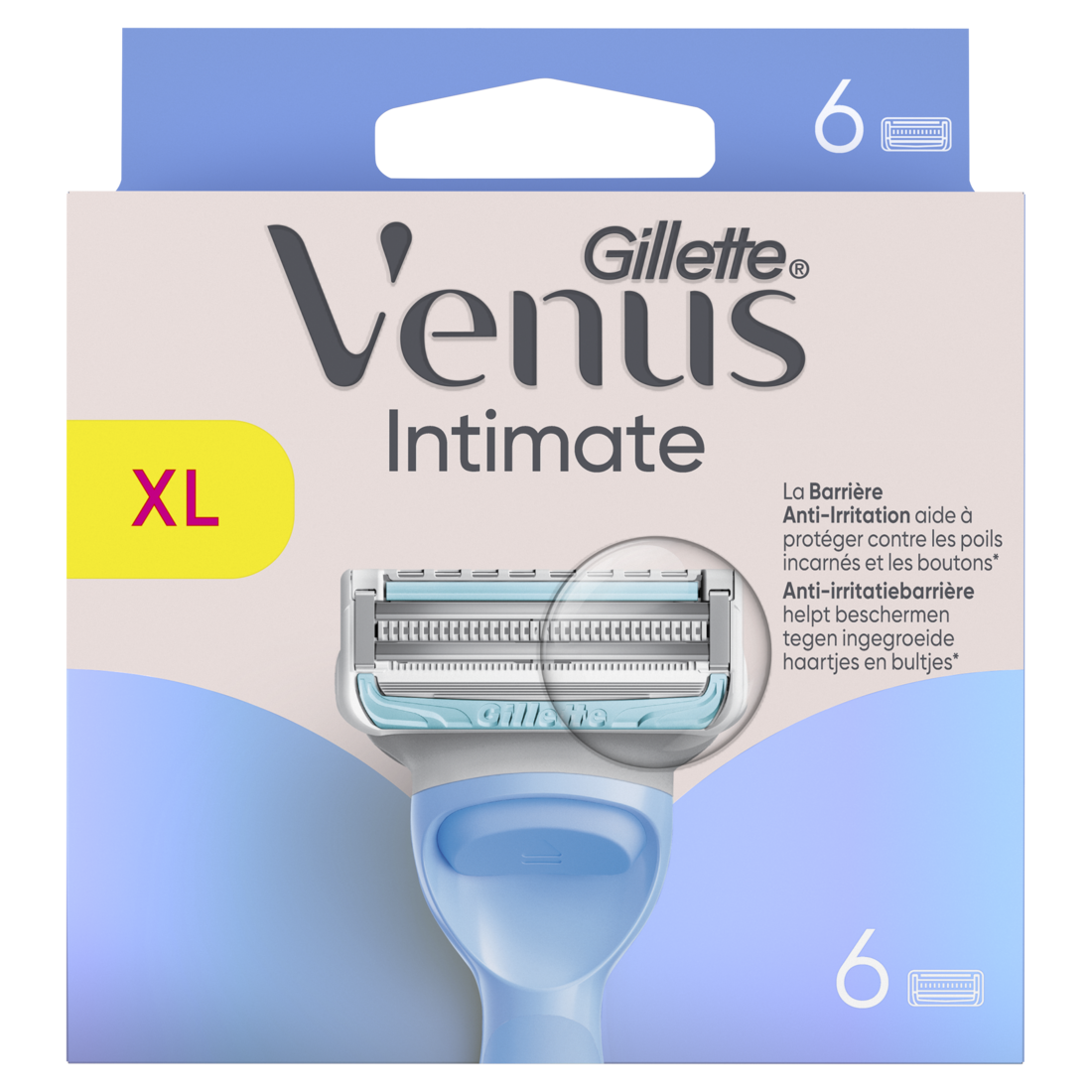 Gillette Venus Intimate Navulmesjes 6 stuks