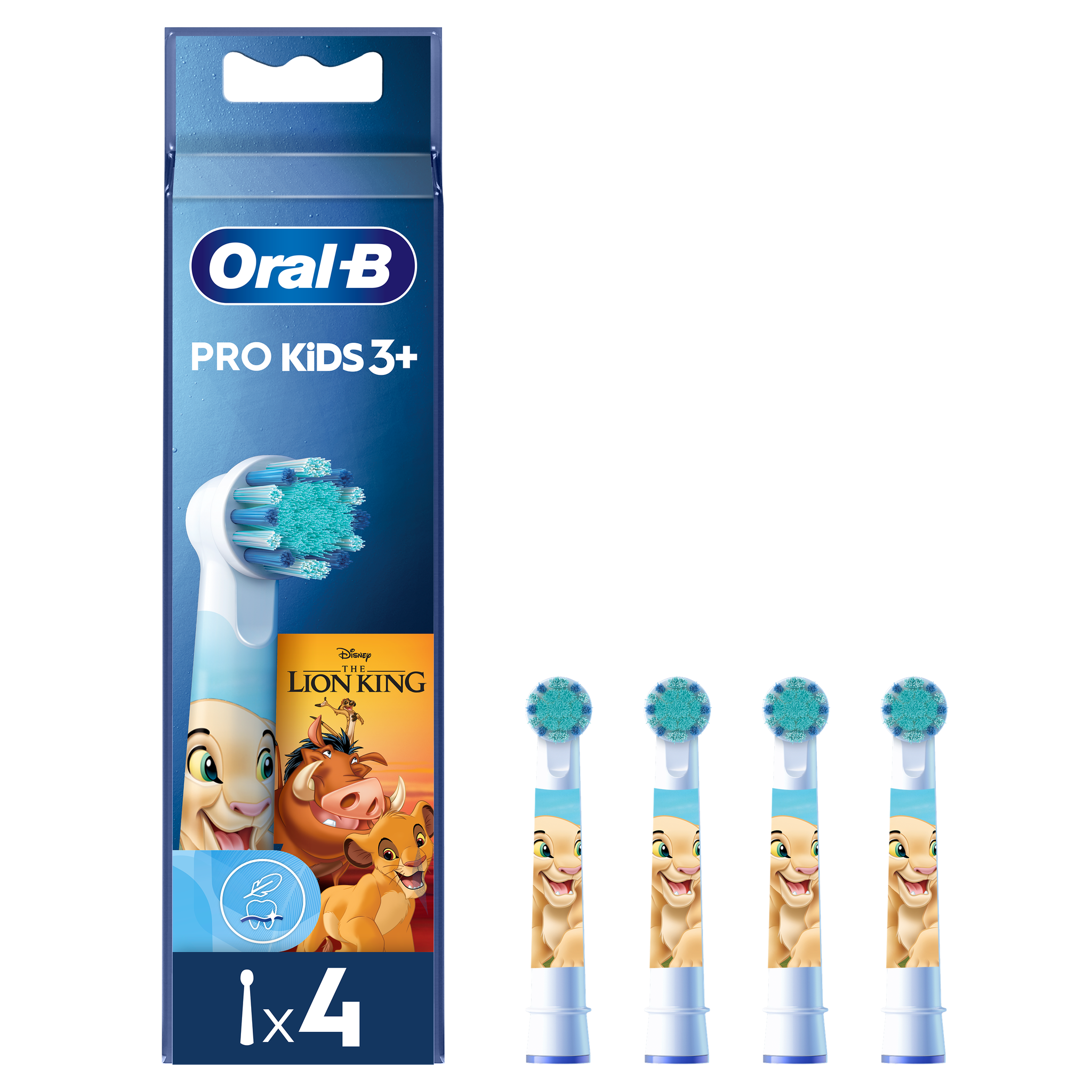 Oral-B Pro Kids Lion King Opzetborstels 4 stuks