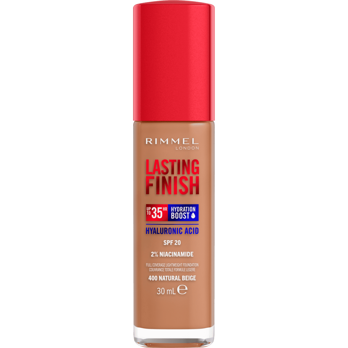 Rimmel London Lasting Finish 35Hr Foundation 400 Natural Beige