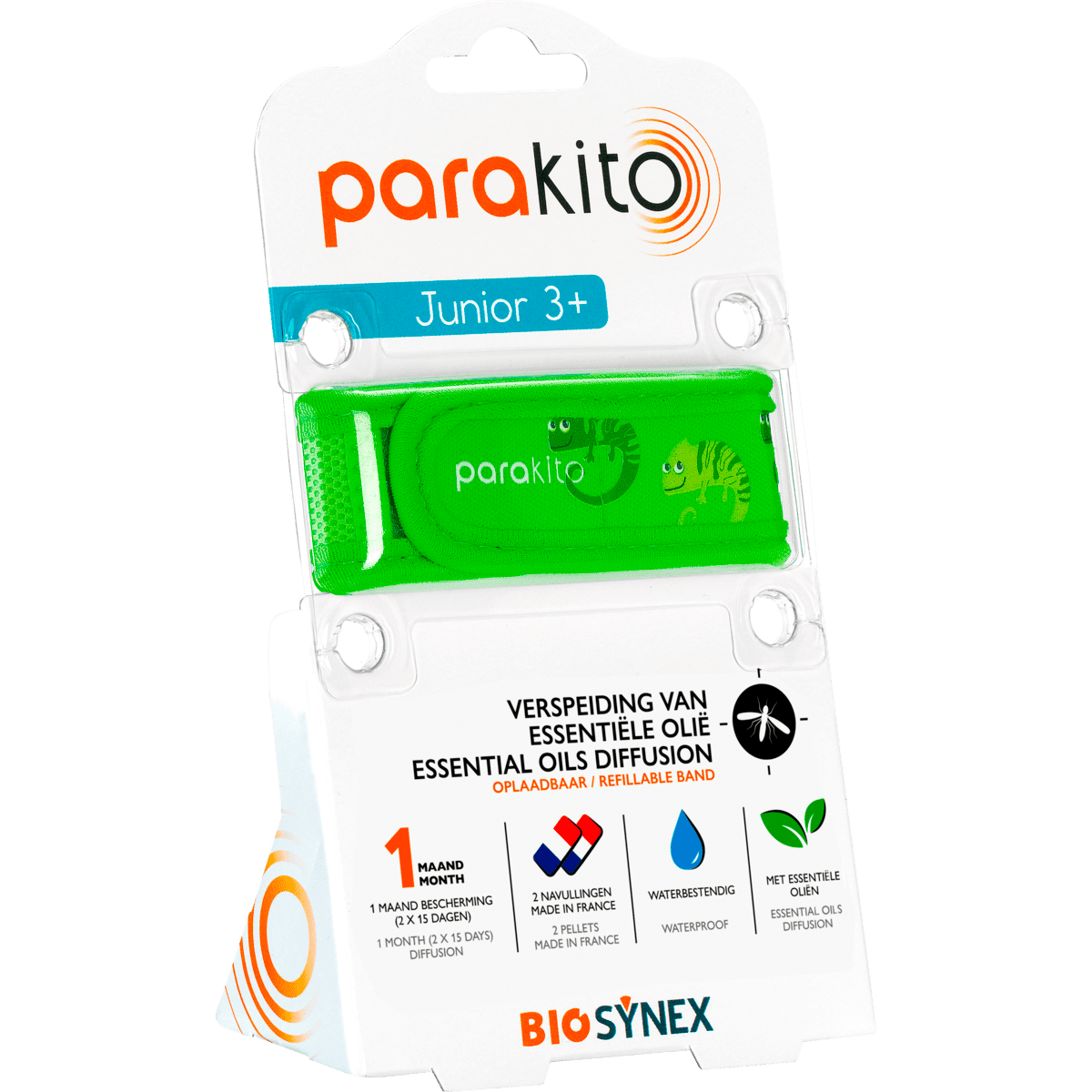 Parakito Anti-Muggen Armband Kameleon Junior