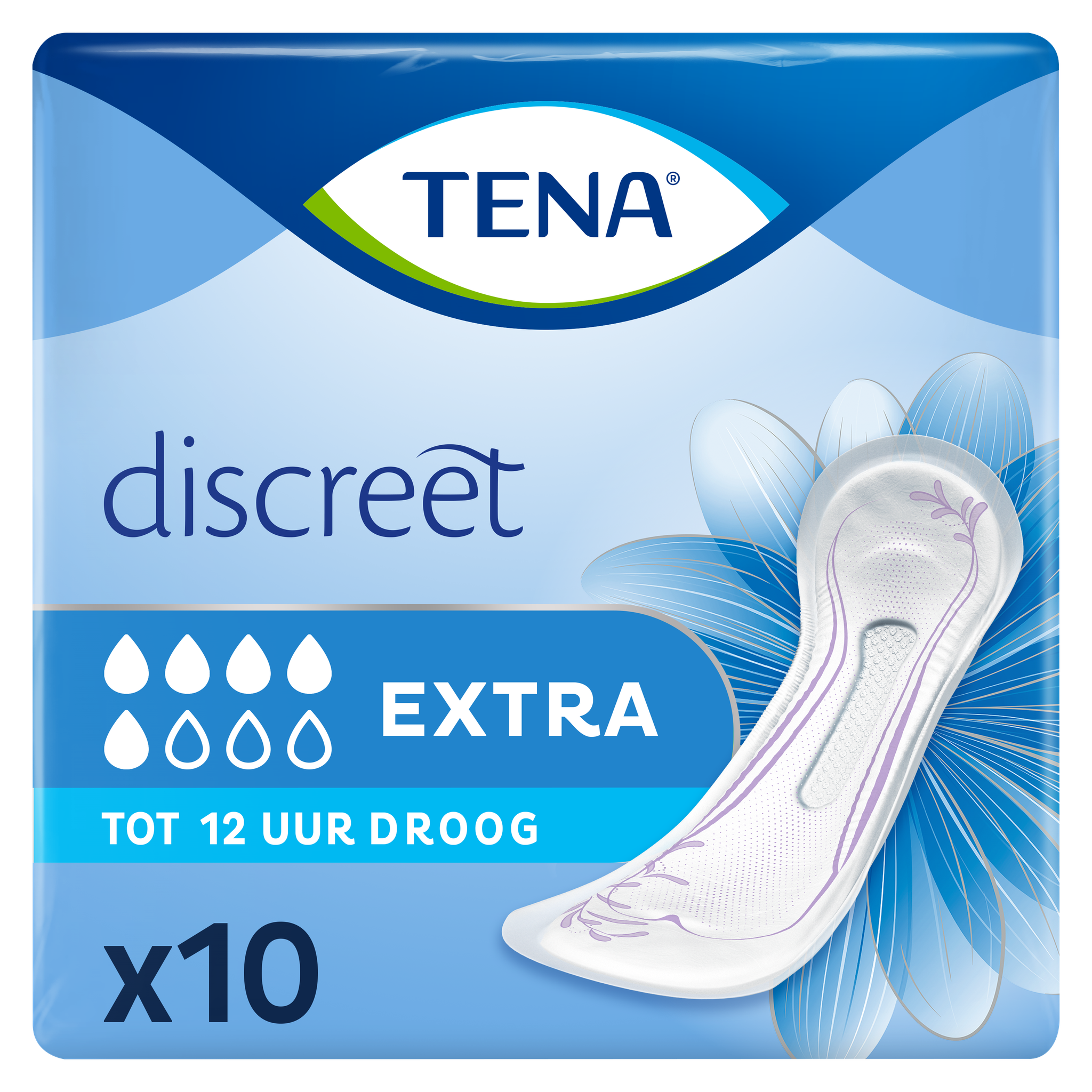 TENA Discreet Extra Incontinentieverband 10 stuks