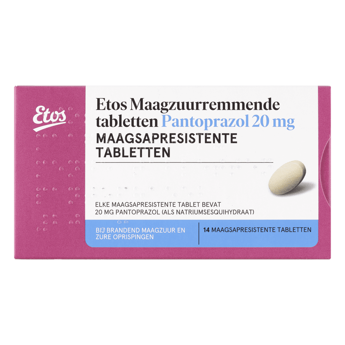 Etos Pantoprazol 20 MG 14 stuks