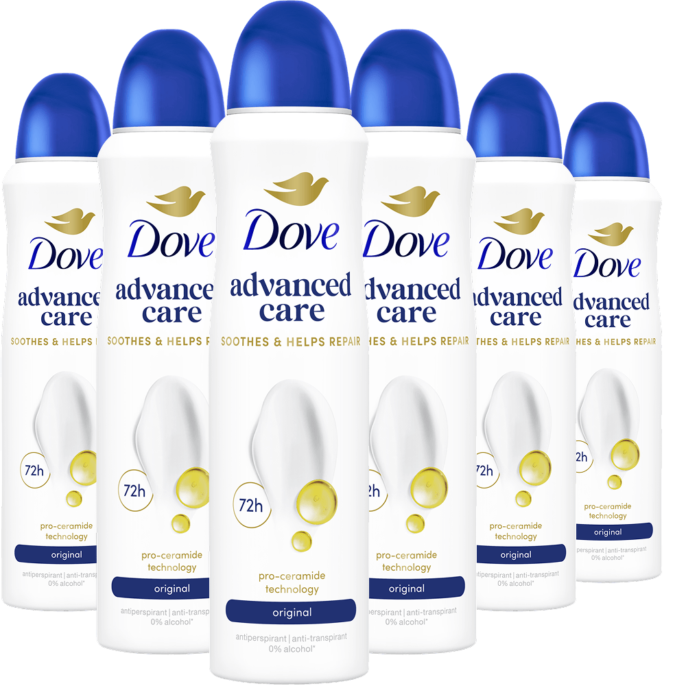 Dove Original Anti-transpirant Deodorant Spray 150 ML Multipack 6 stuks