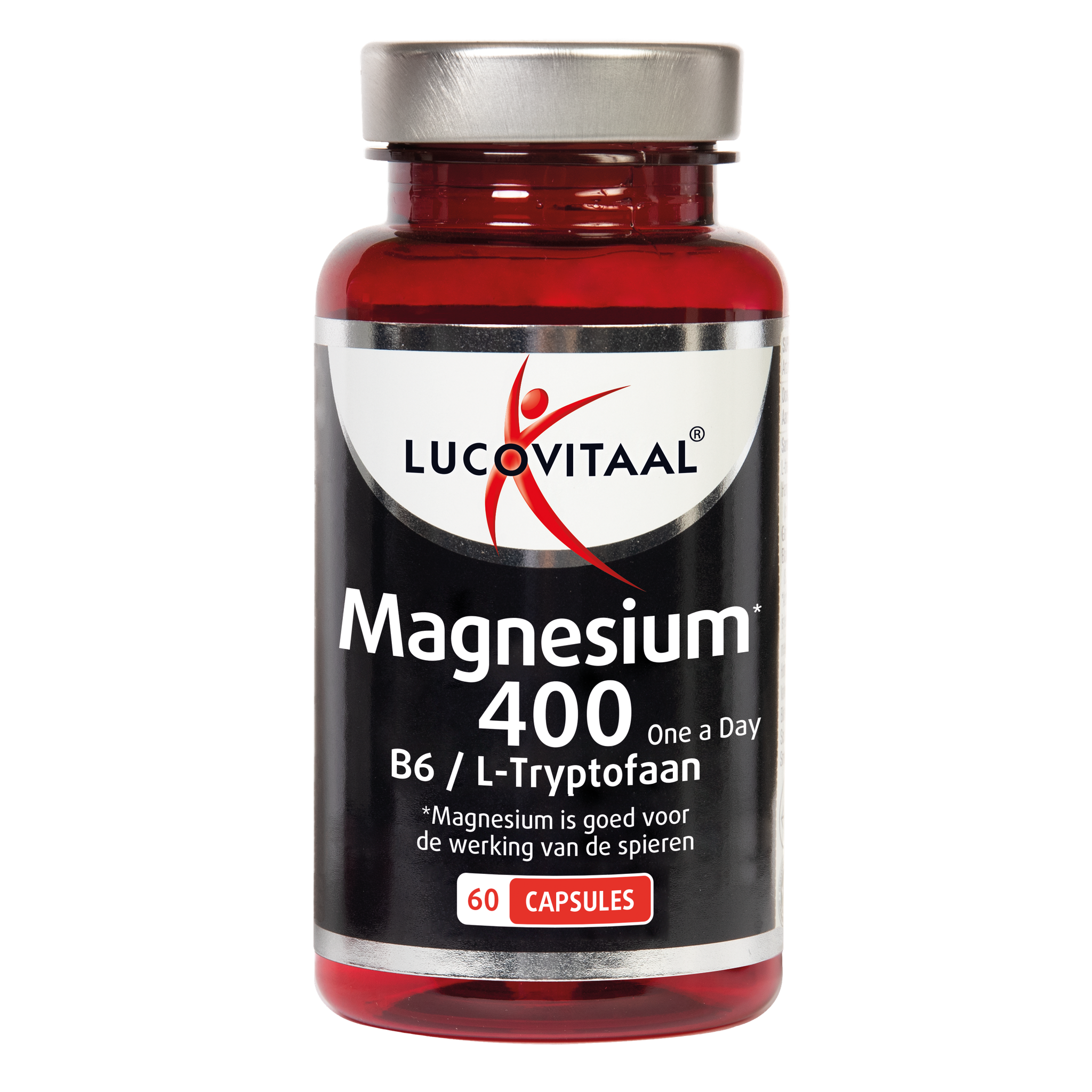 Lucovitaal Magnesium 400 Vitamine B6 & L-Tryptofaan Capsules 60 stuks