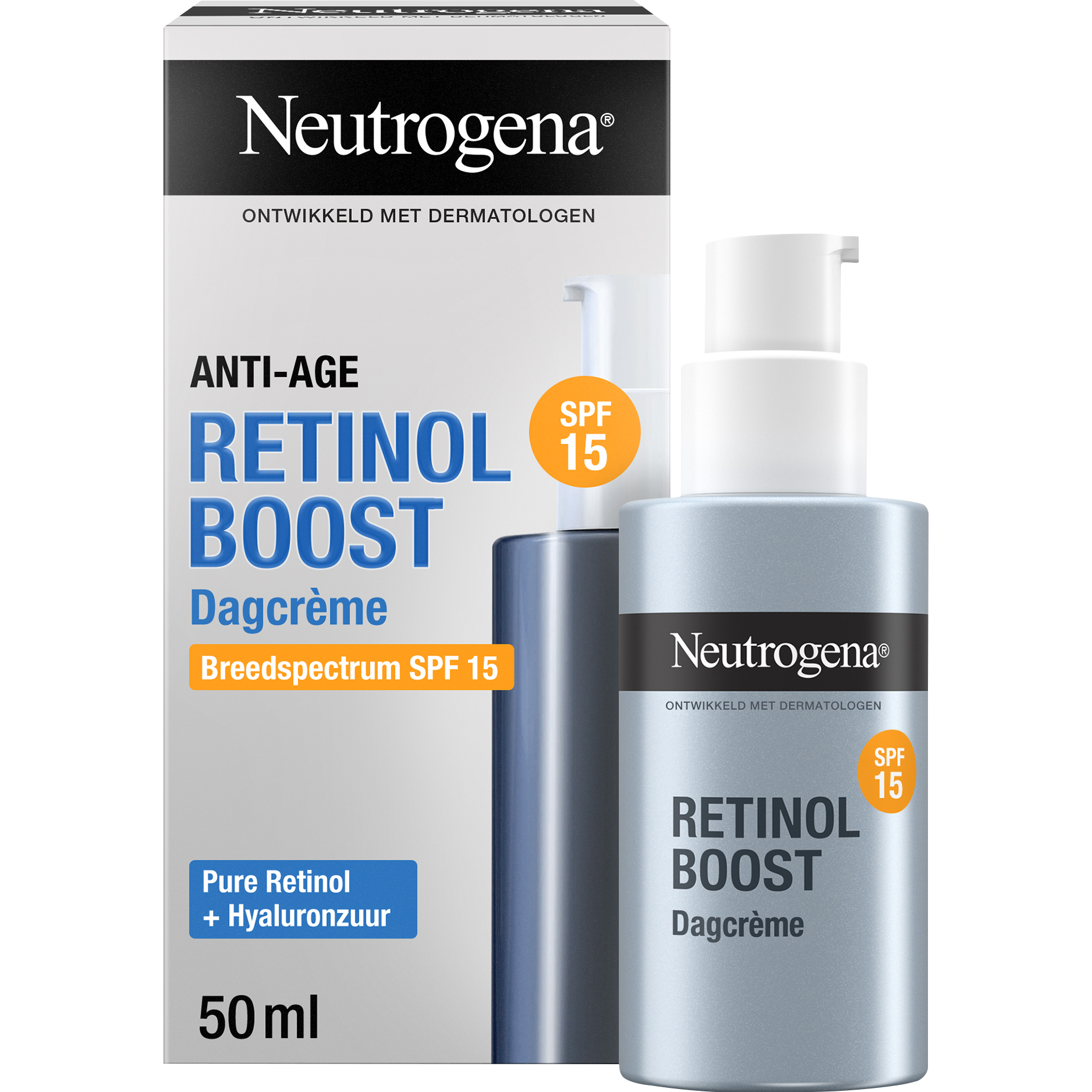 Neutrogena Retinol Boost Anti-Age Dagcrème Oudere Huid SPF15 50 ML