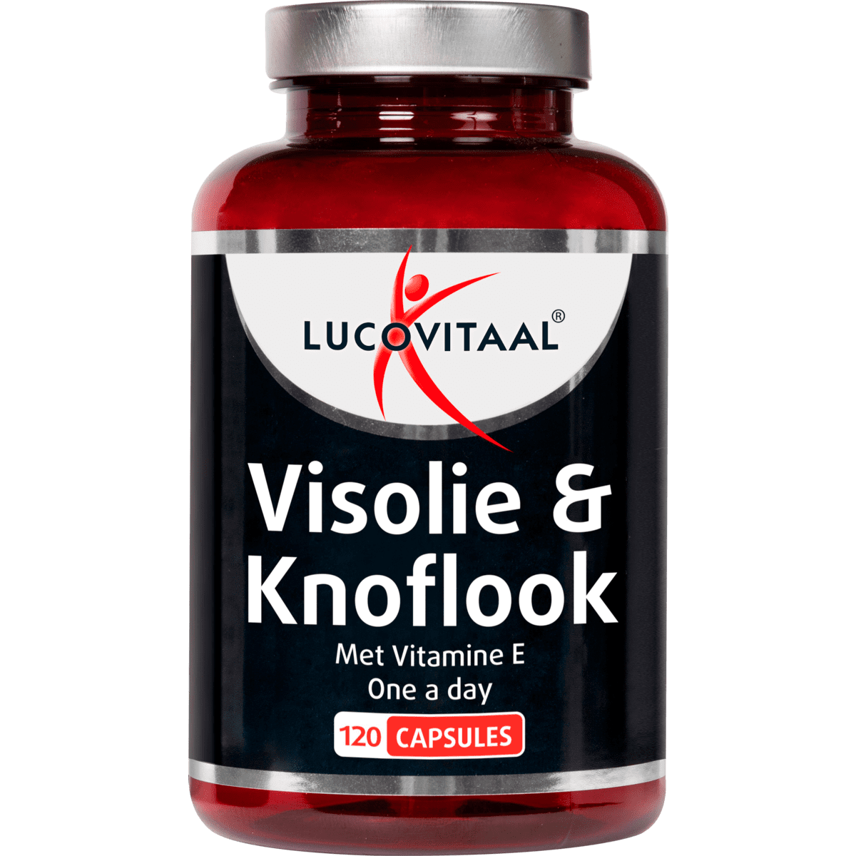 Lucovitaal Visolie & Knoflook Capsules 120 stuks