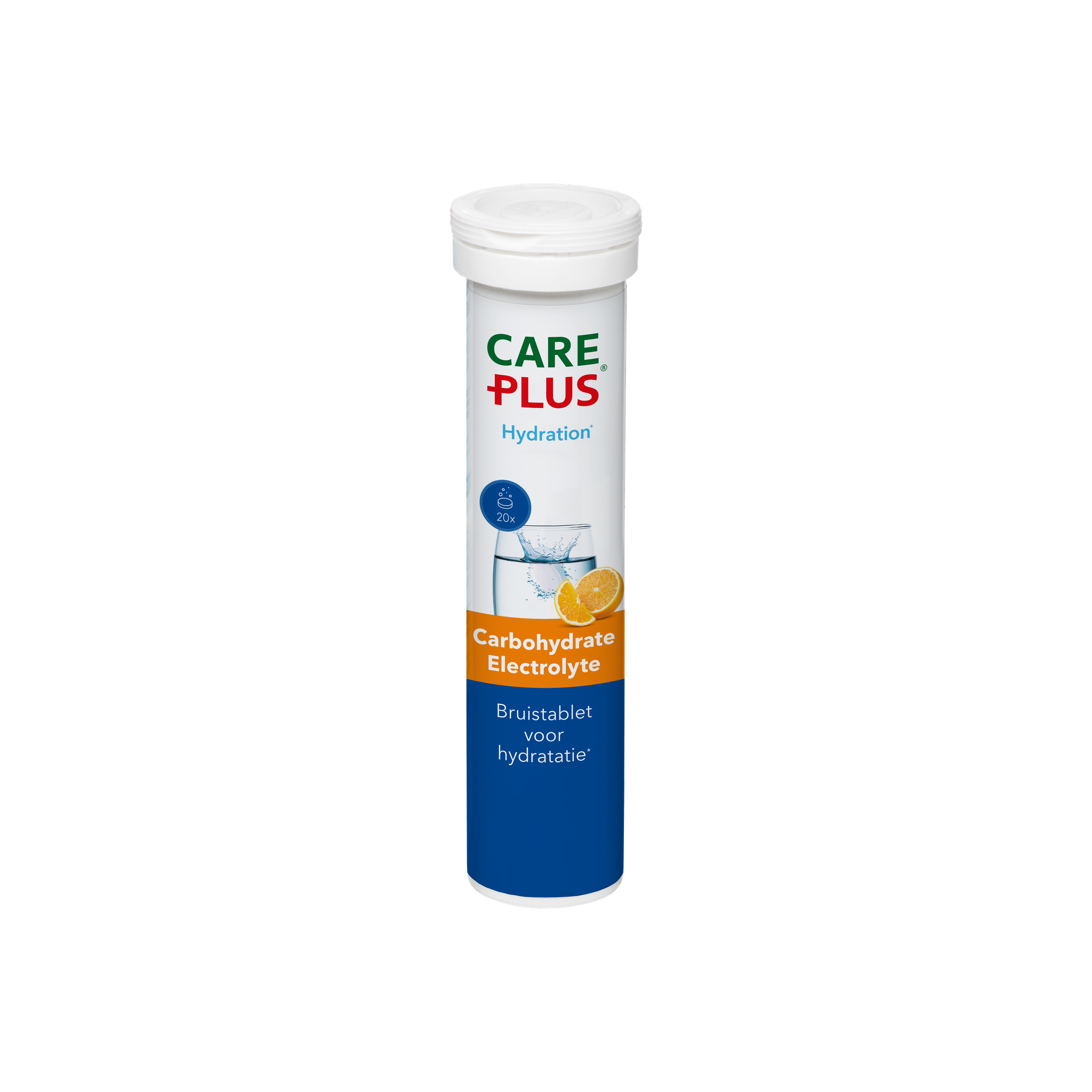 CarePlus Electrolyte Bruistablet Orange 20 stuks