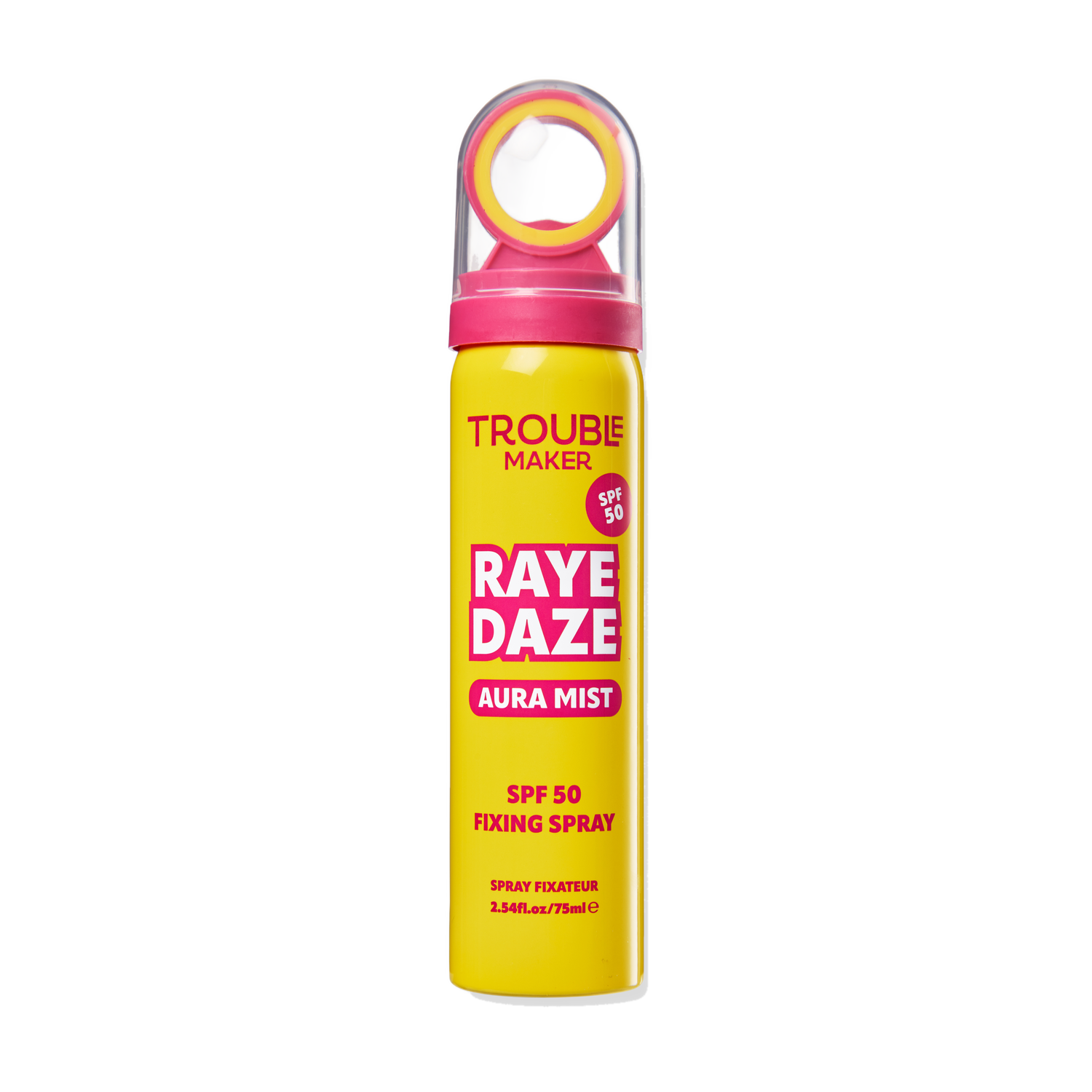 Trouble Maker Raye Daze Spf 50 Aura Mist Fixing Spray 75 Ml