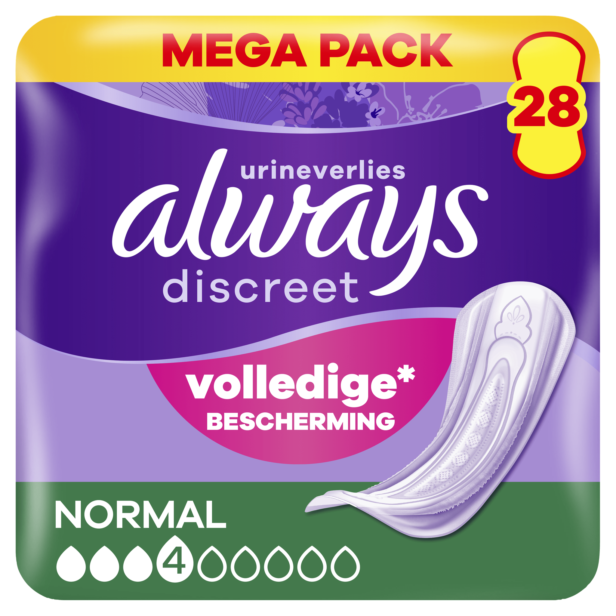 Always Inlegkruisjes Discreet Normal Mega Pack 28 stuks