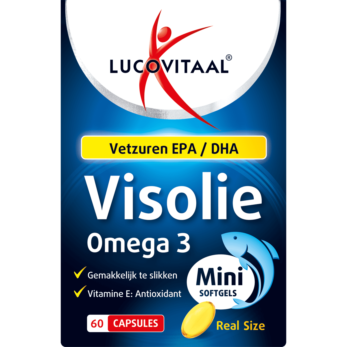 Lucovitaal Visolie Omega 3 Capsules 60 stuks