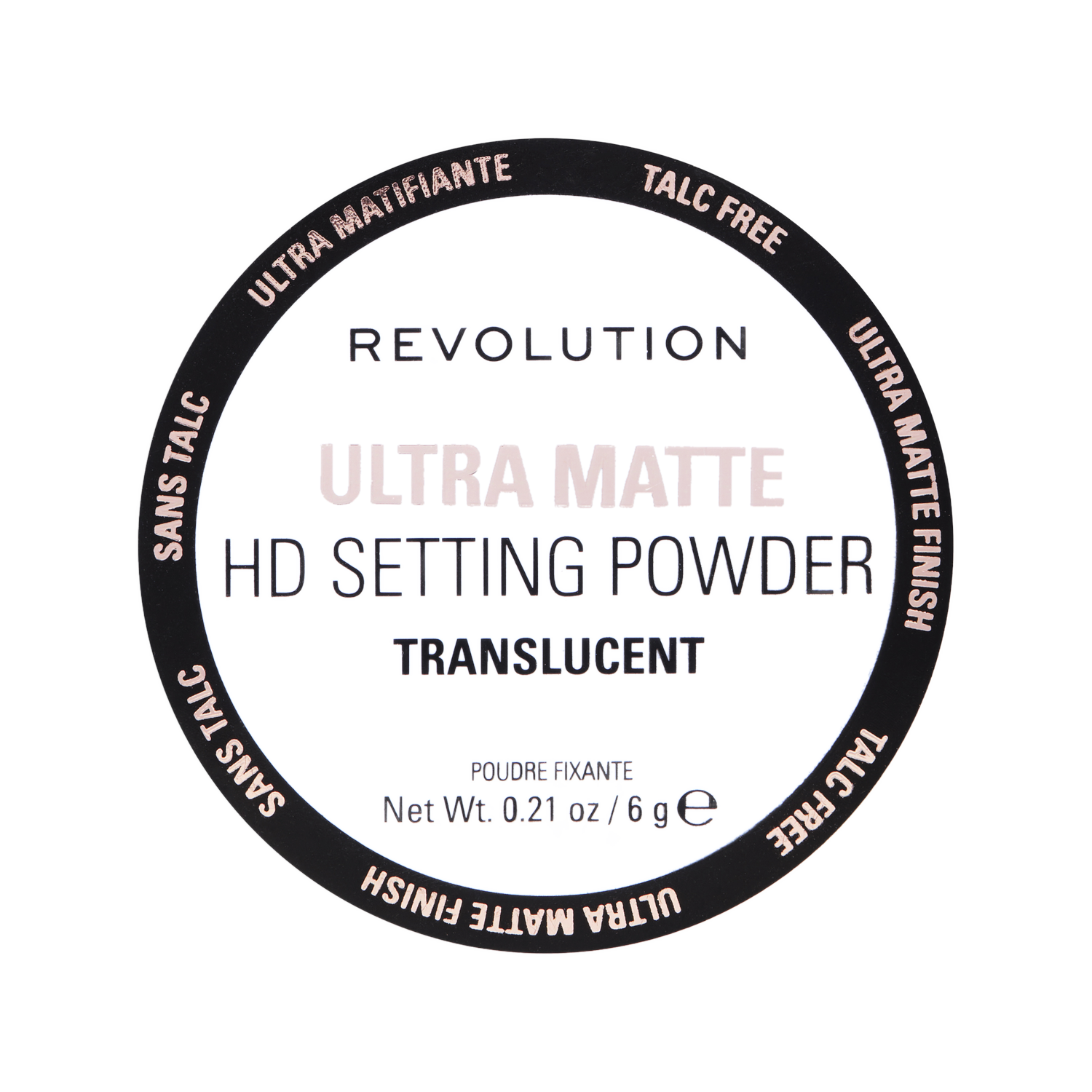 Revolution Ultra Velvet HD Matte Loose Setting Powder Talc Free Translucent