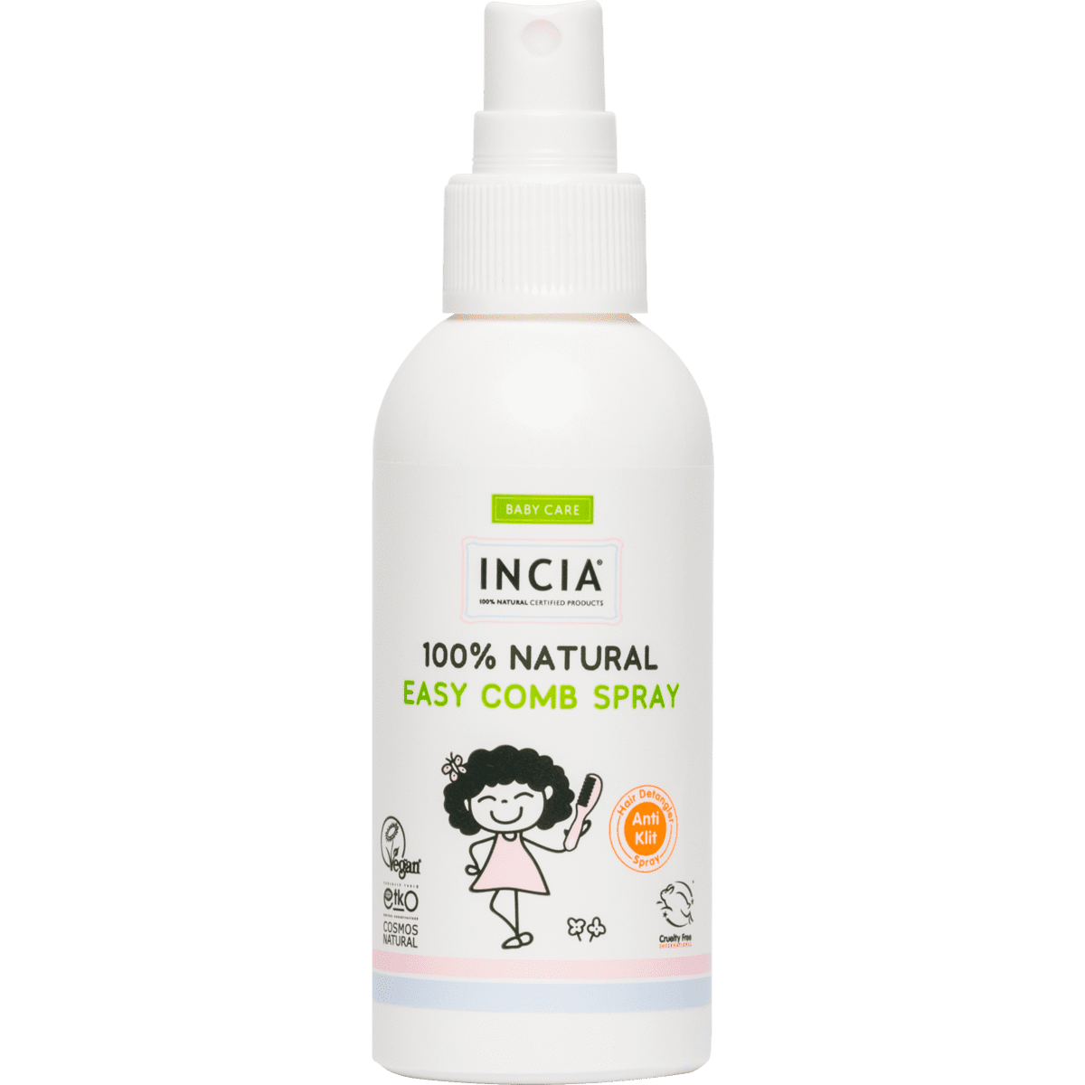 INCIA Natuurlijke Anti-Klit Spray 100 ML