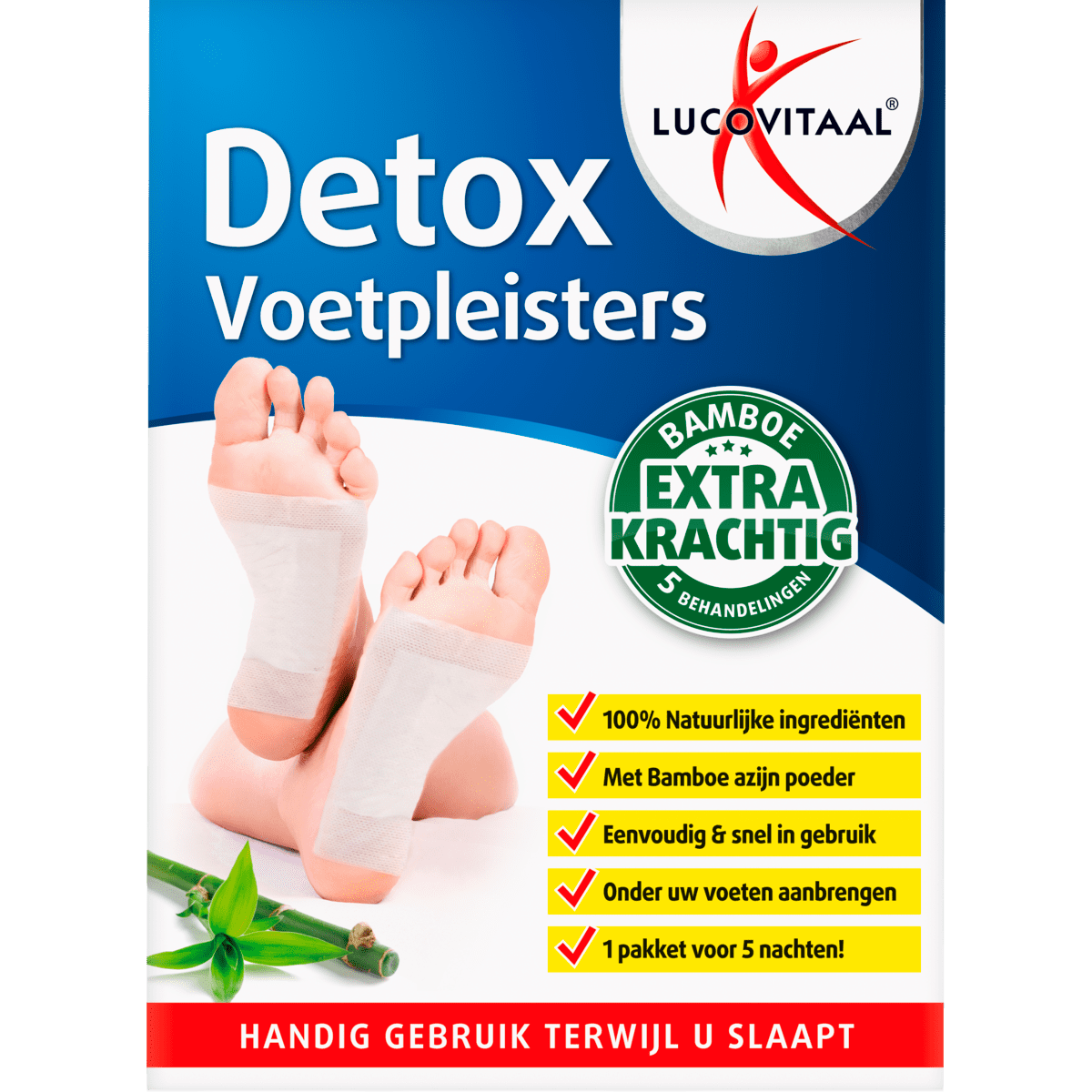 Lucovitaal Detox Voetpleisters 10 stuks