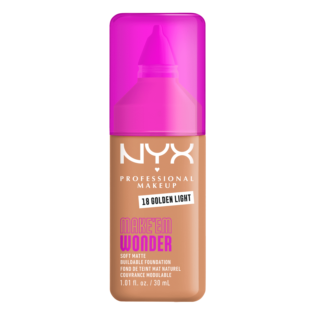 NYX Professional Makeup Make 'EM Wonder Foundation 18 Golden Light