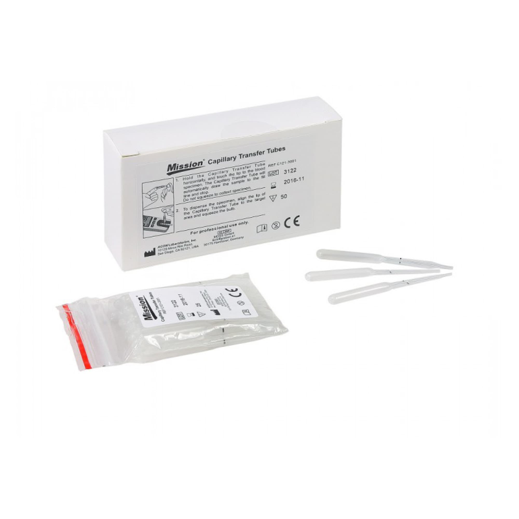 Spoc Capillairen voor mission 3in1 cholesterol meter