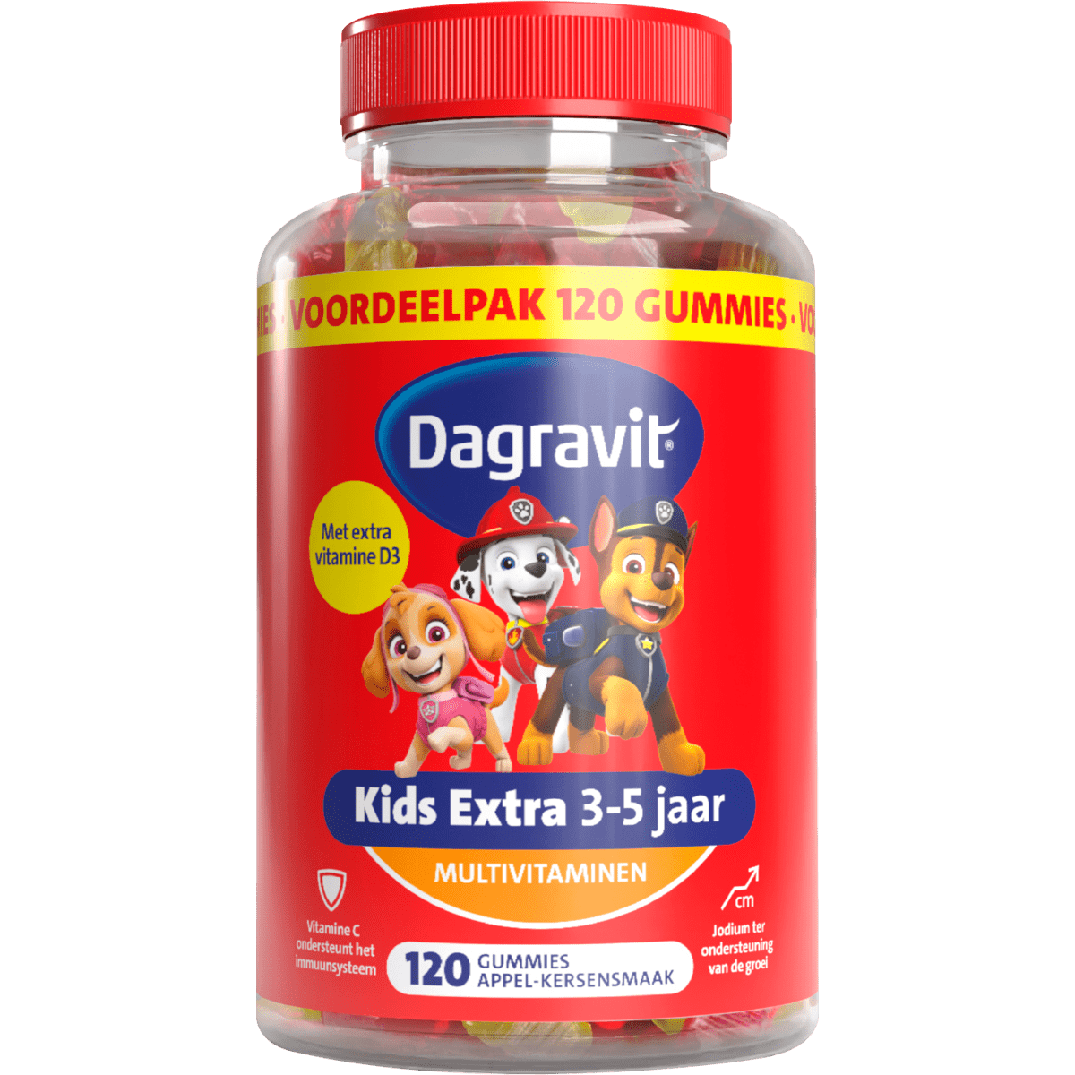 Dagravit Kids Xtra 3-5 jaar 120 Gummies