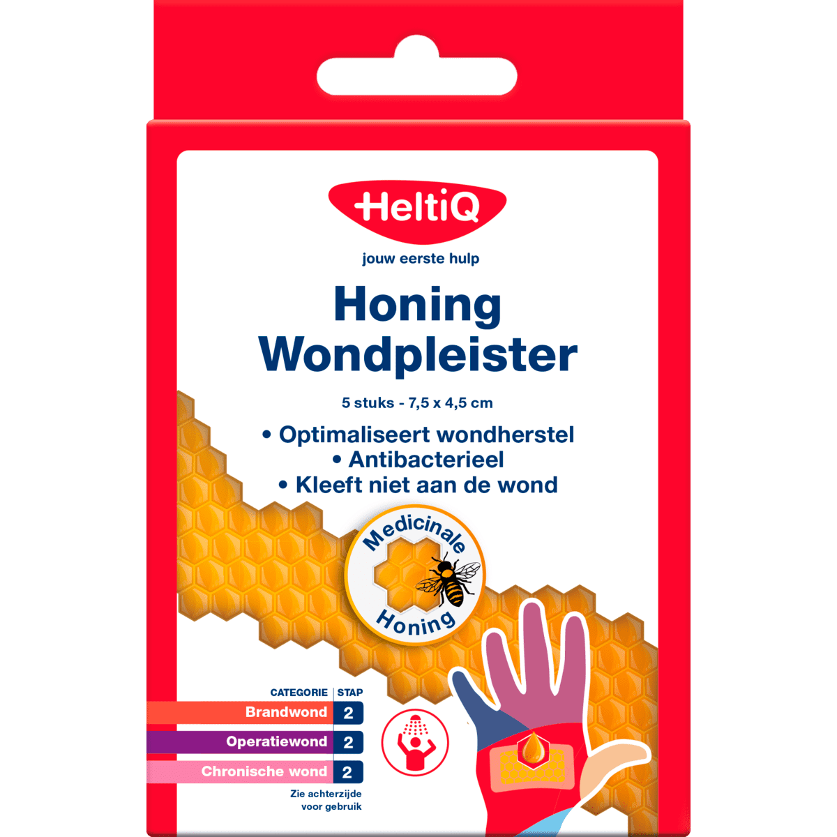 HeltiQ Honing Wondpleister 5 stuks