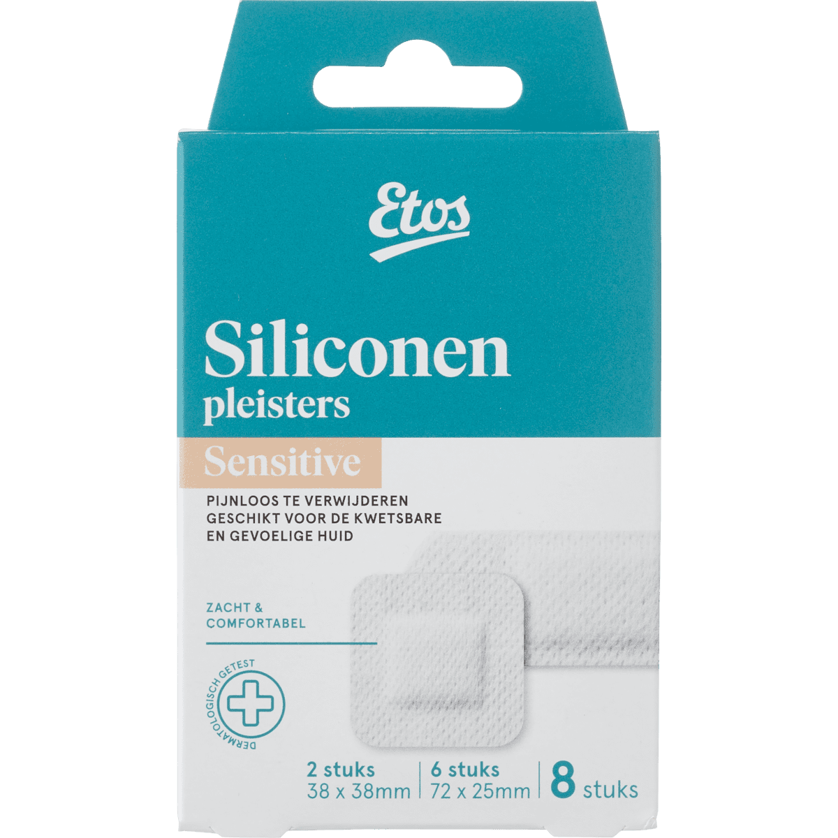 Etos Siliconen Pleisters Sensitive Pleisters 8 stuks