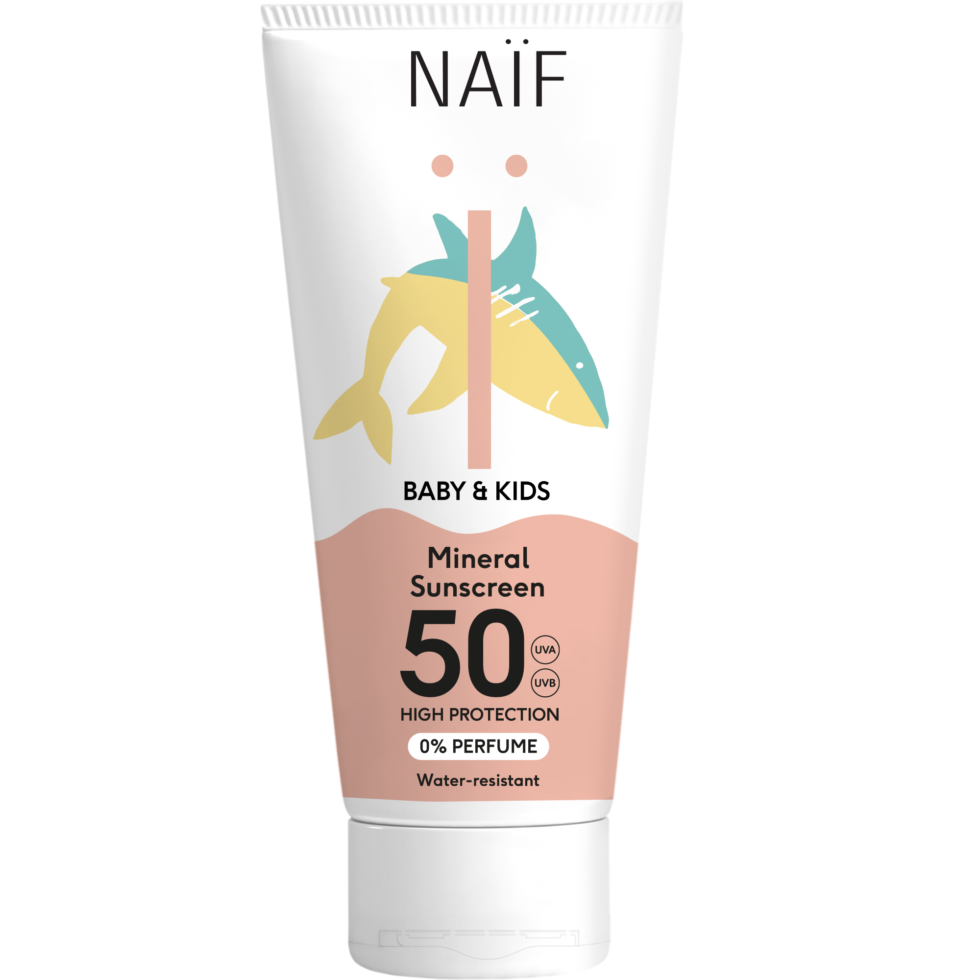 Naïf Baby & Kids Minerale Zonnebrandcrème SPF 50 0% Parfum 100 ML