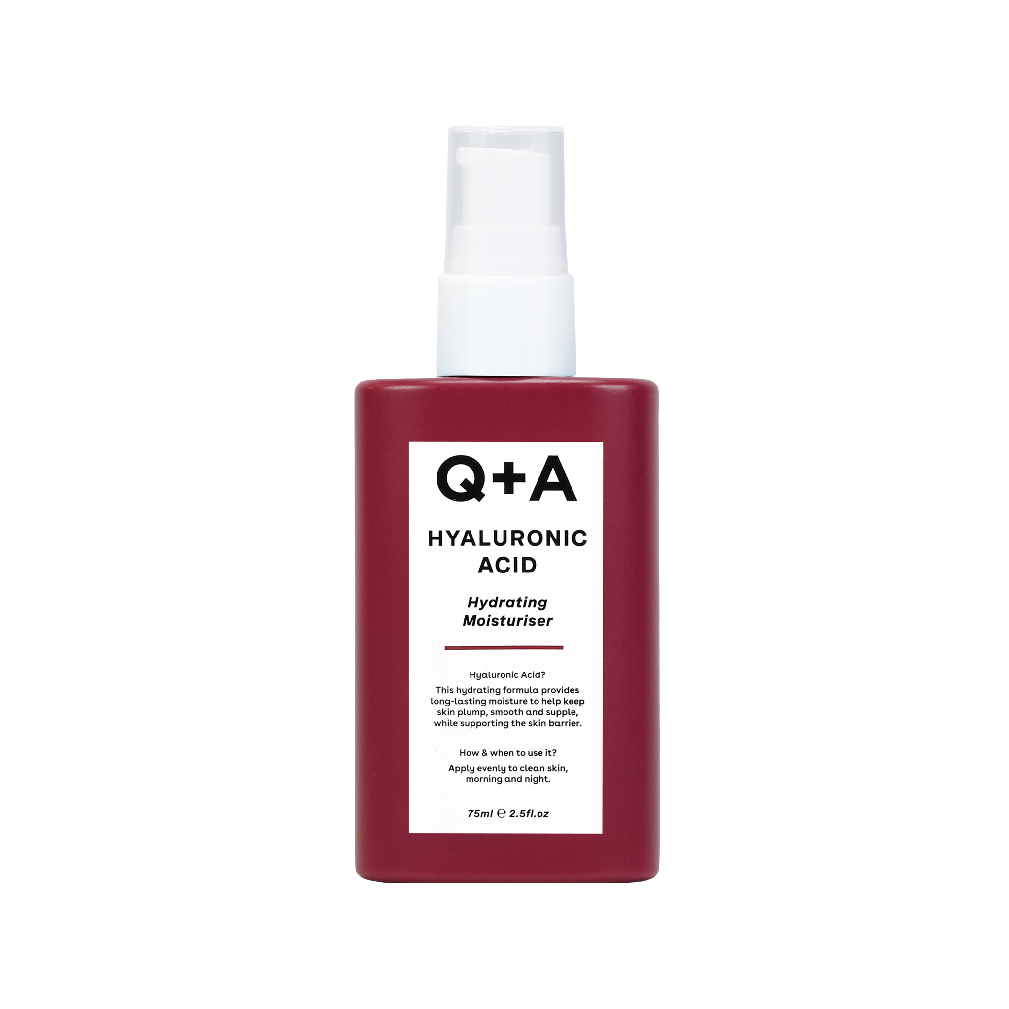 Q+A Hyaluronic Acid Daily Moisturiser 75 ML