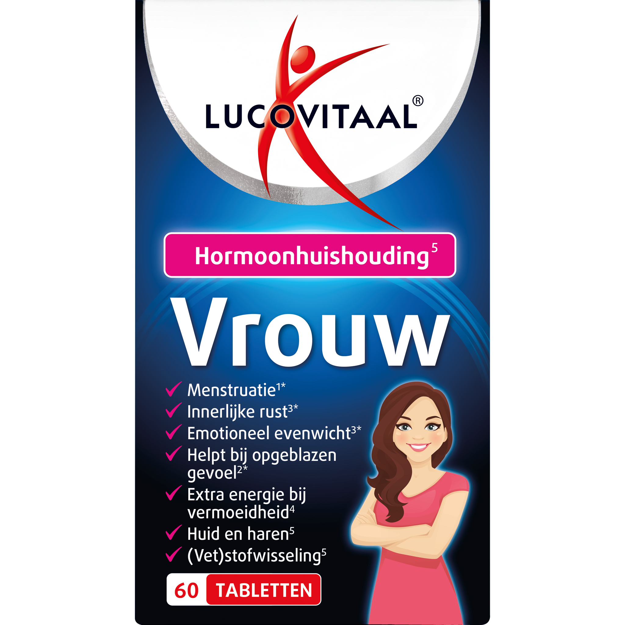 Lucovitaal Vrouw Hormoonhuishouding Tabletten 60 stuks
