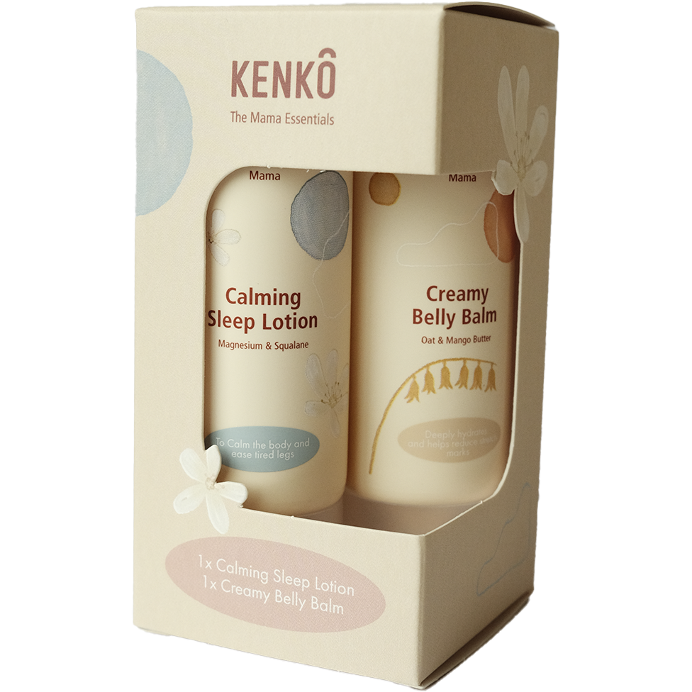 Kenkô Giftset The Mama Essentials Creamy Belly Balm & Calming Sleep Lotion