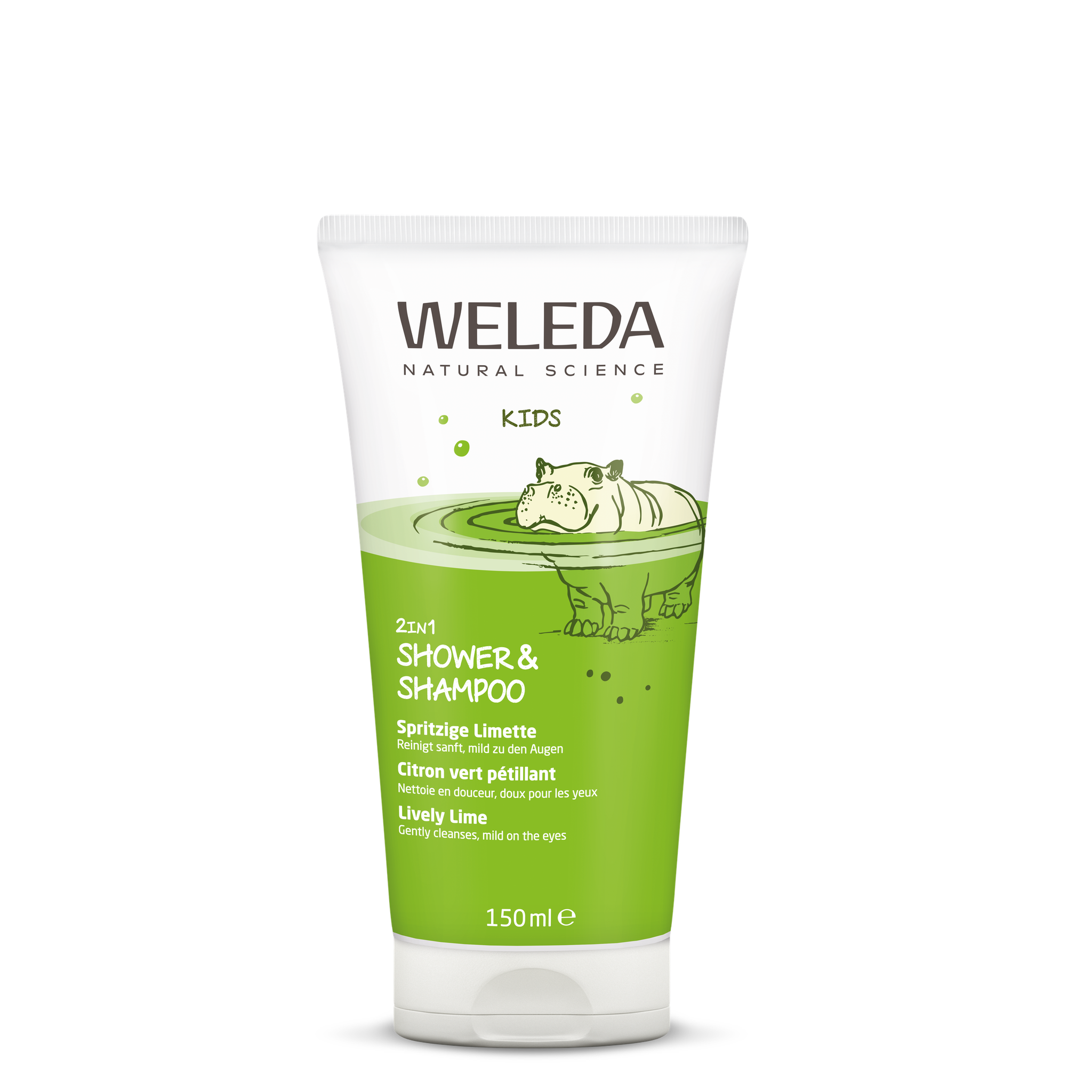 WELEDA Kids Sprankelende Limoen Shampoo & Body Wash 150 ml
