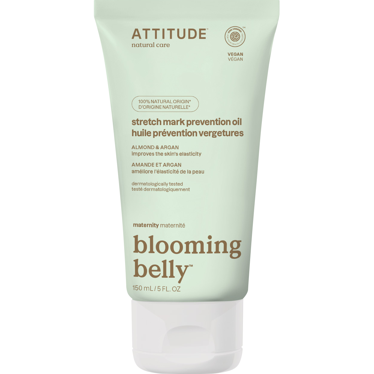 ATTITUDE Blooming Belly Almond & Argan Stretch Oil 150 ML