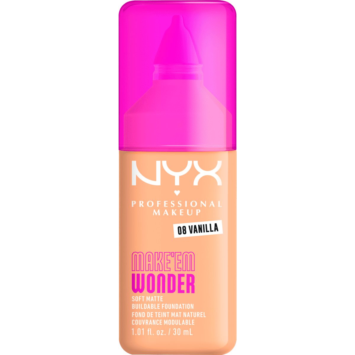 NYX Professional Makeup Make 'EM Wonder Foundation 08 Vanilla