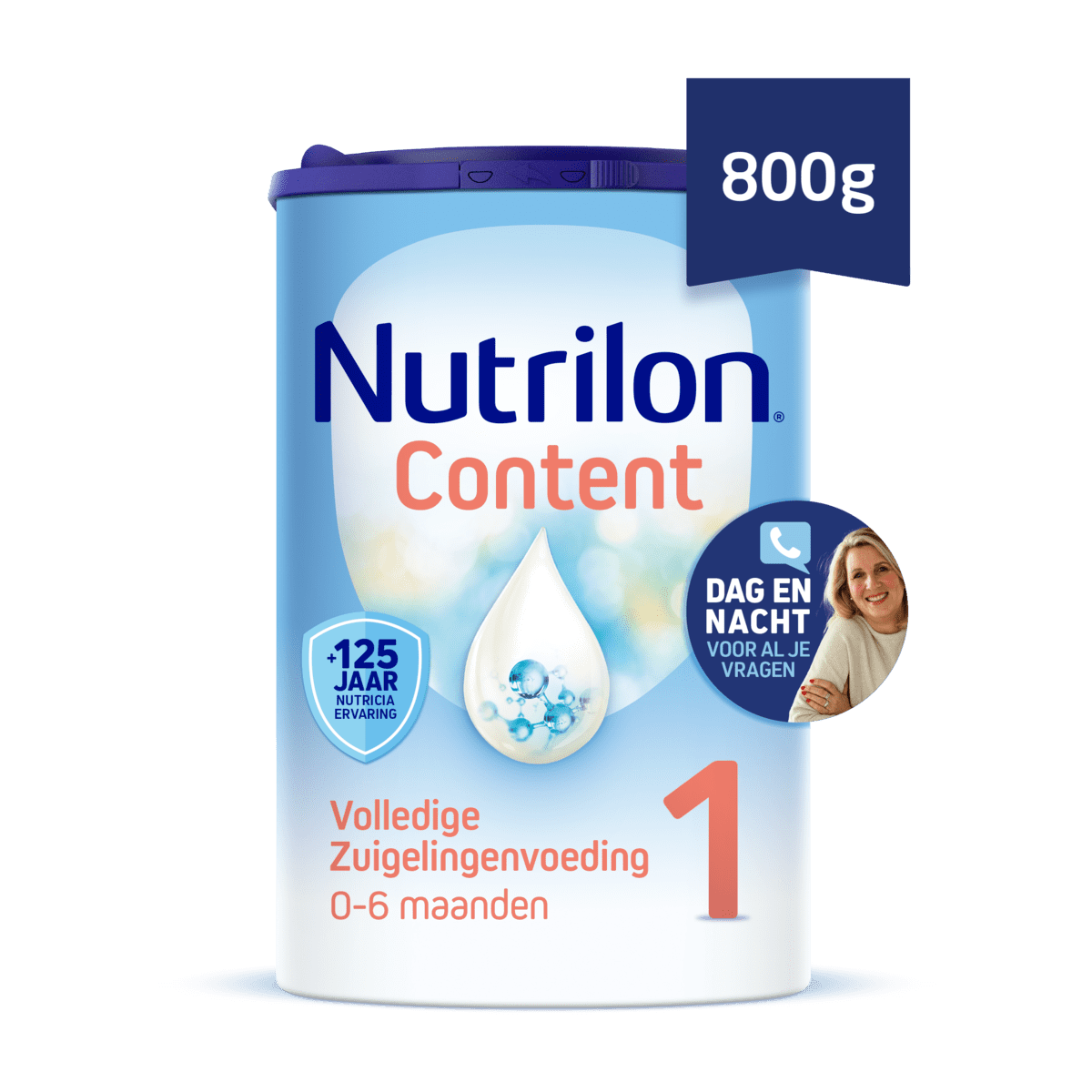 Nutrilon Content 1 Volledige Zuigelingenvoeding 0-6 Maanden 800 gram